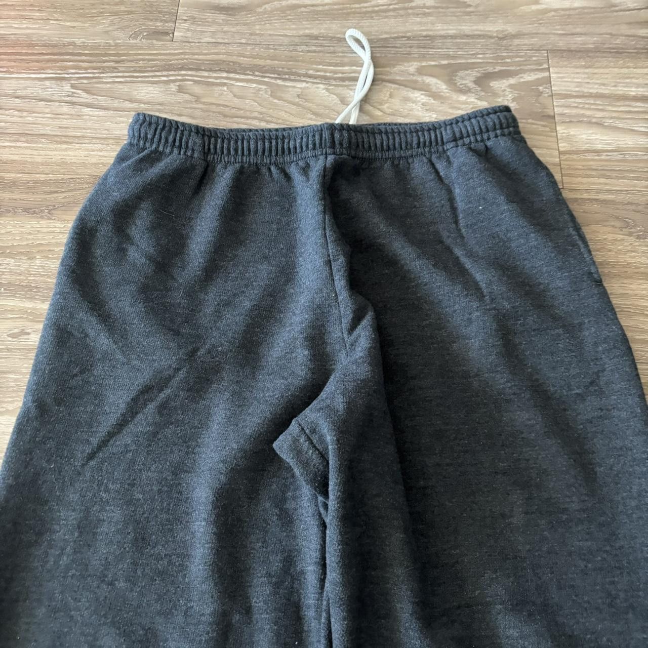 Japanese Brand Crazy Vintage Y2K/2000s Dark Grey Comfy Skater Essential Sweatpants! Fits M Size US 32 / EU 48 - 4 Thumbnail