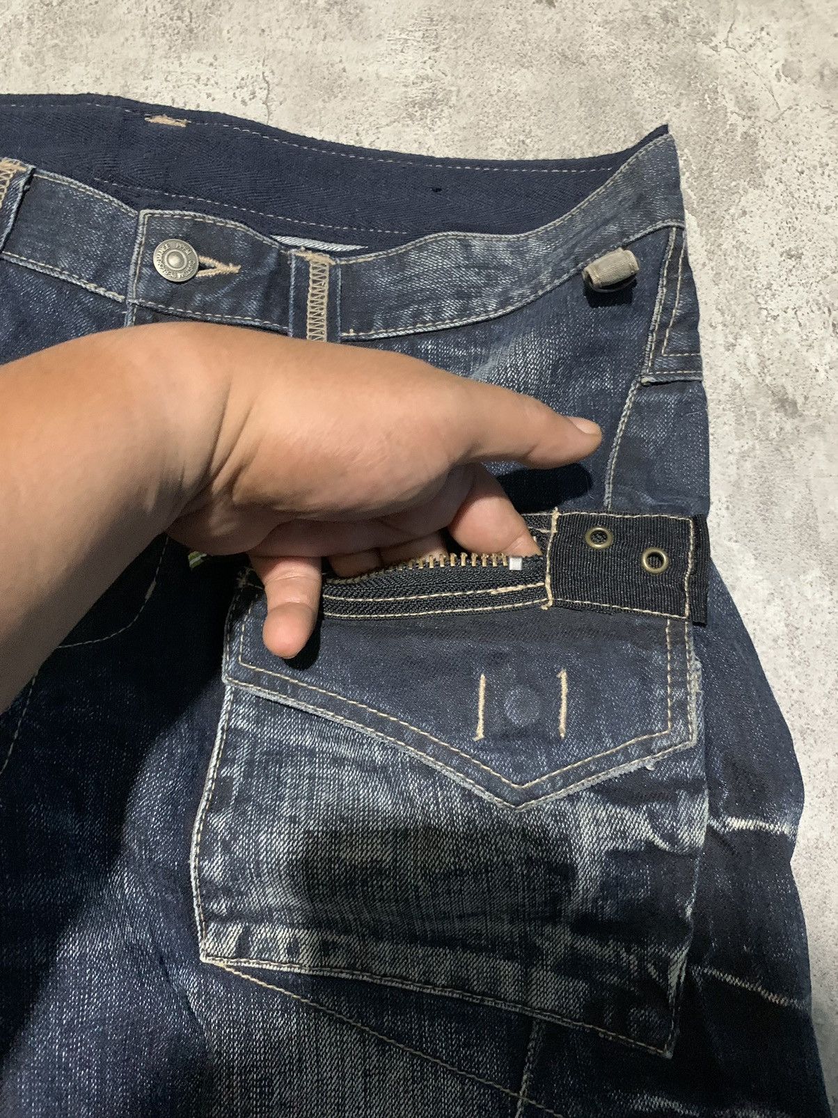 PPFM PPFM japan multizipper convertible punk jeans 32x32 Size US 32 / EU 48 - 7 Thumbnail