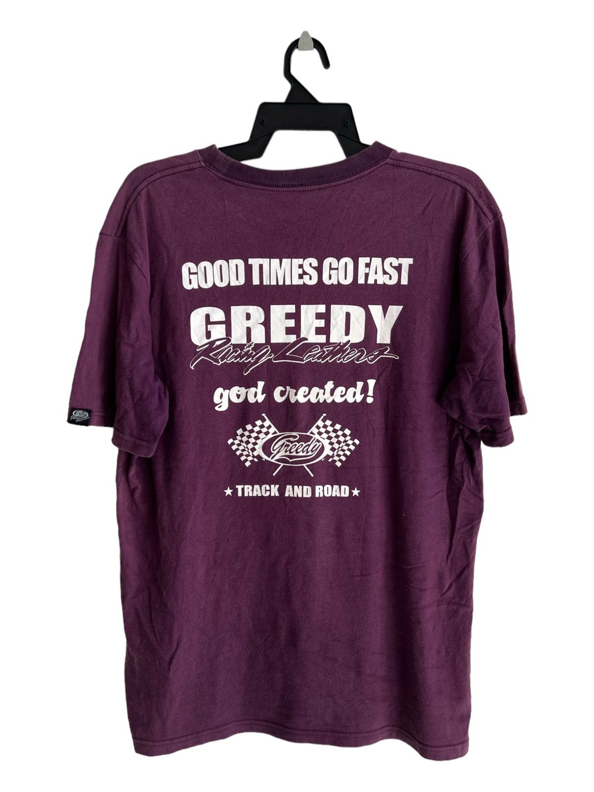 Greedy Genius Vintage Greedy Racing Motorcycle Leather Motorsports Shirt Size US M / EU 48-50 / 2 - 1 Thumbnail