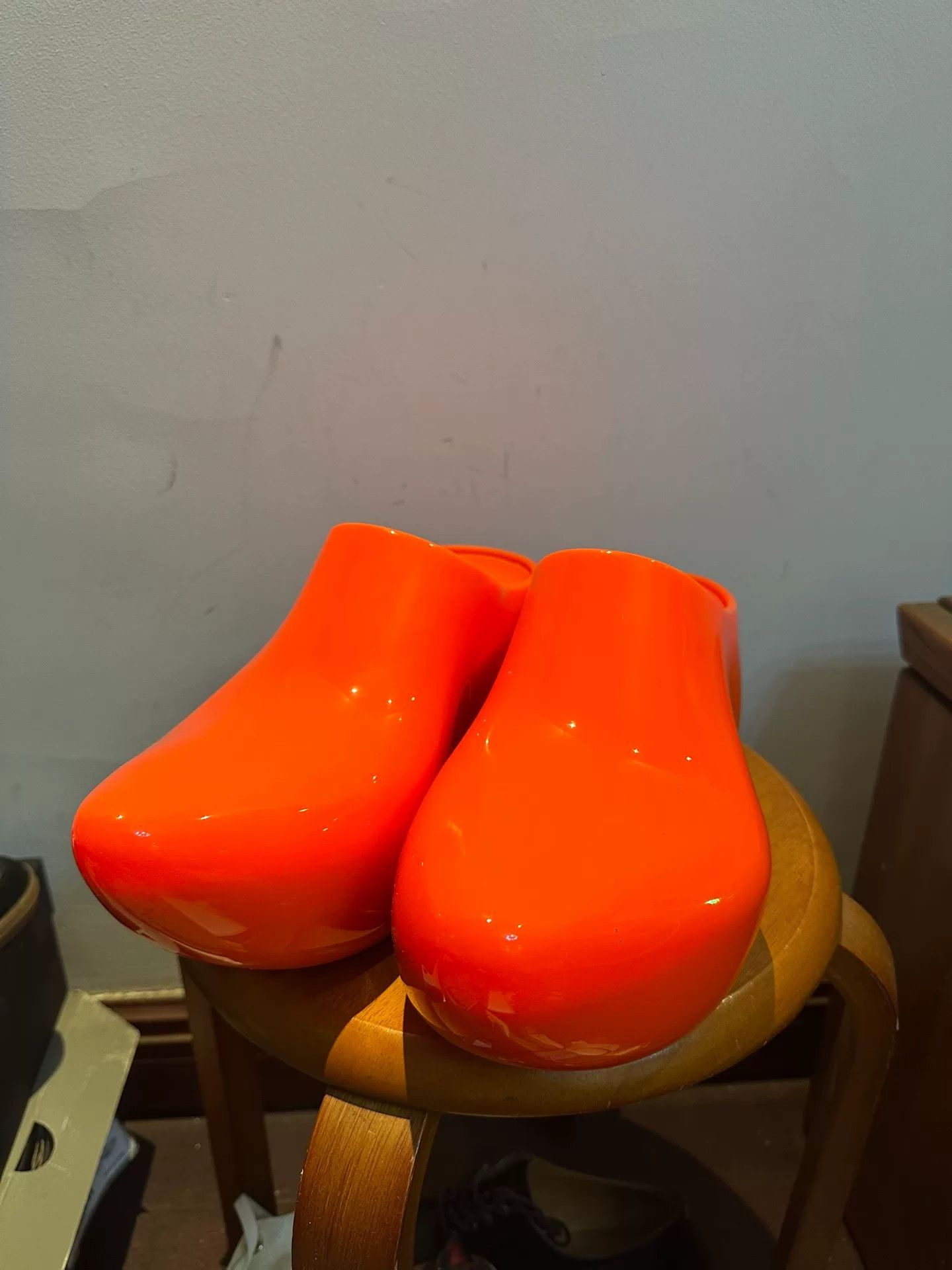 Balenciaga Balenciaga Technoclog Orange Clogs Size 42 Size US 11 / IT 41 - 1 Thumbnail