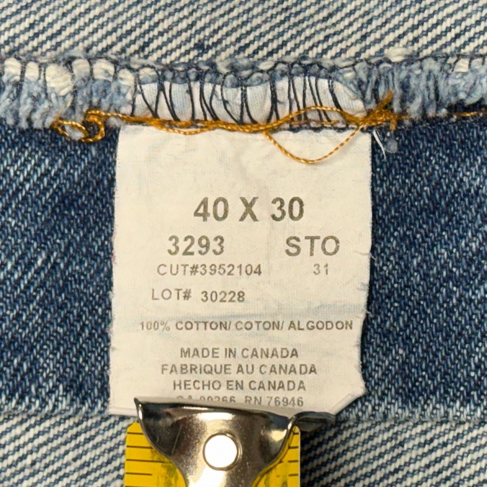 Vintage Big Bill Double Knee Cargo Jeans Mens 40x30 Baggy Workwear Size US 40 / EU 56 - 8 Thumbnail