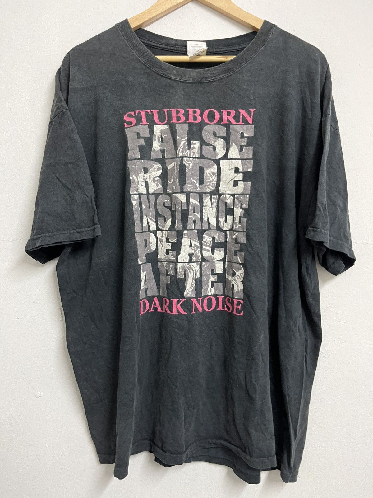 Rap Tees 💥 STUBBORN DARK NOISE Anvil Street Techno Short Sleeve Size US XL / EU 56 / 4 - 1 Thumbnail