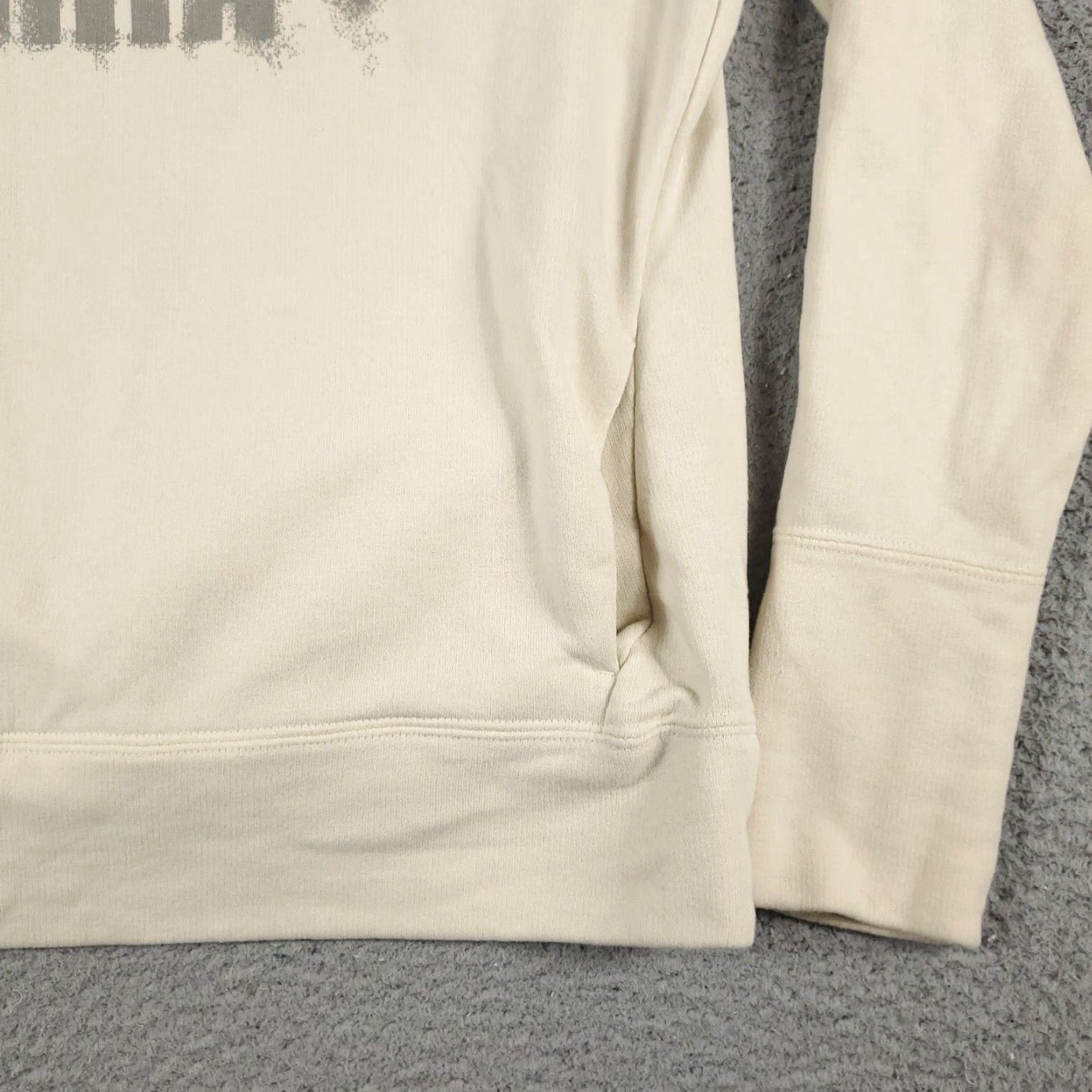 Puma PUMA Sweatshirt Women M Beige Cowl Neck Pullover Knit Logo Regular Womens Size M / US 6-8 / IT 42-44 - 5 Thumbnail