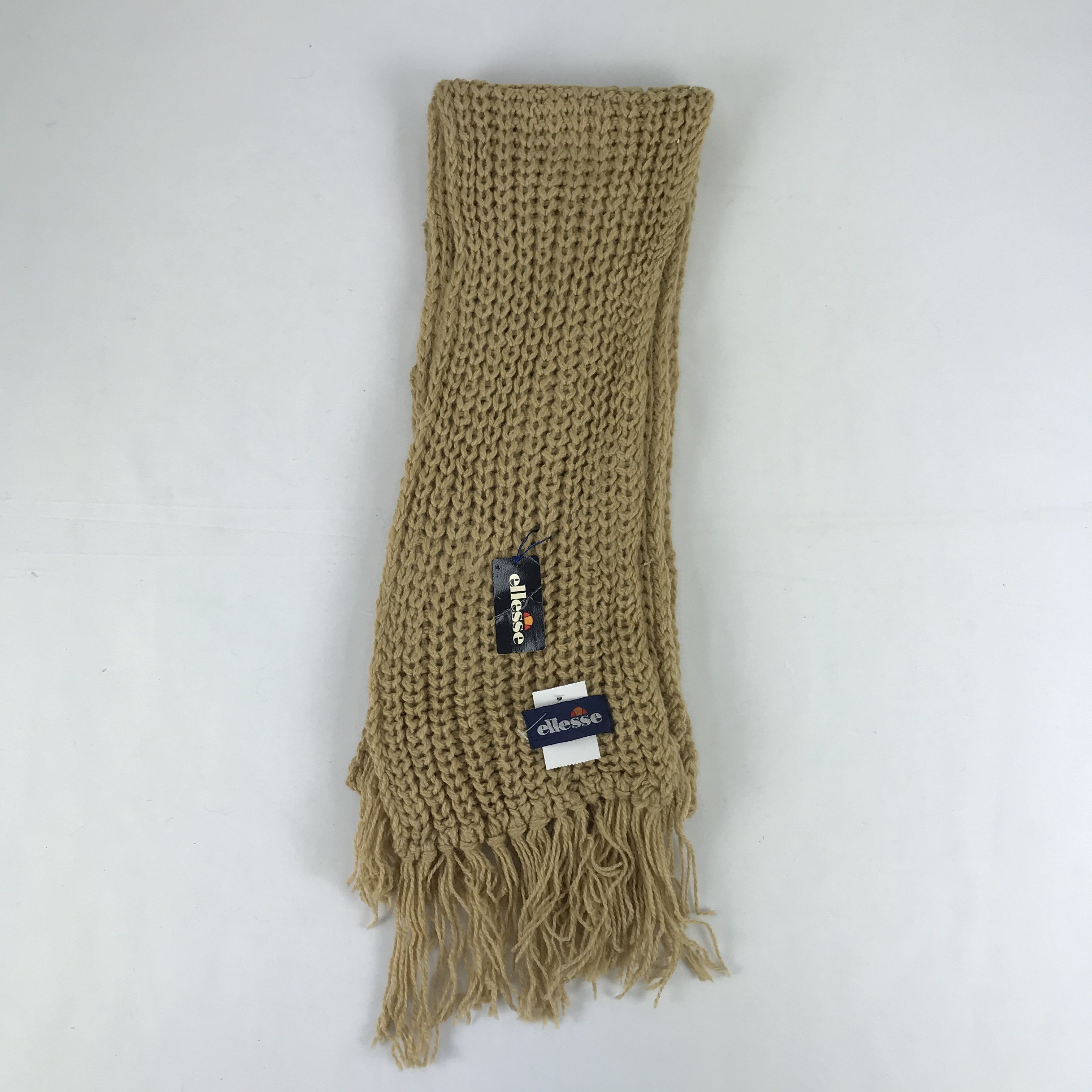 Ellesse NWT Vintage Elleesse Scarf Muffler Crochet Knitted Scarves Size ONE SIZE - 2 Thumbnail