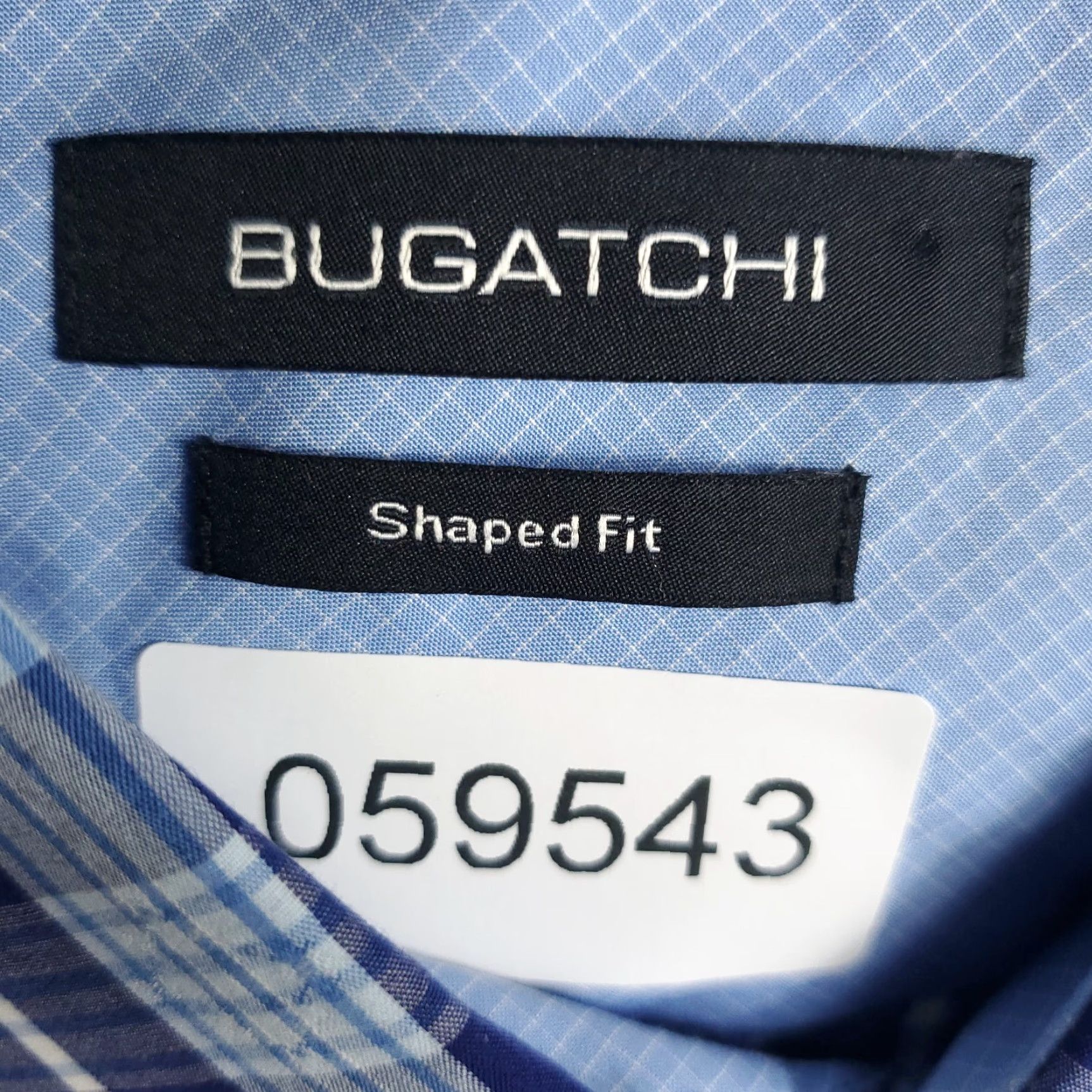 BUGATCHI VINTAGE Bugatchi Uomo Men's Button-Up Shirt S Blue Plaid Cotton Long Sleeve Modern Casual Size US S / EU 44-46 / 1 - 7 Thumbnail