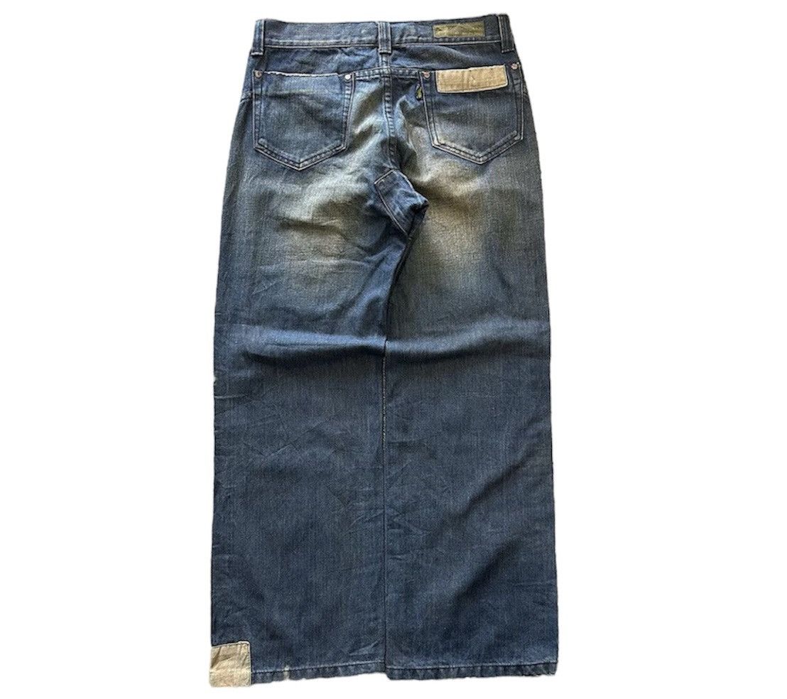 20471120 Vintage A Hwan Faded Denim Pants Size US 33 - 3 Thumbnail