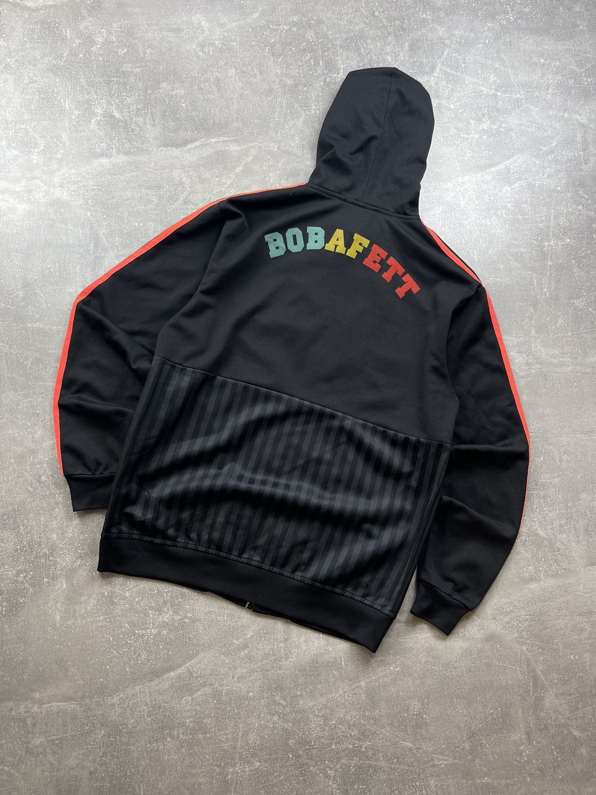 Adidas × Star Wars Adidas Star Wars Boba Fett Track Jacket Rare Rasta Stripes Size US L / EU 52-54 / 3 - 2 Thumbnail