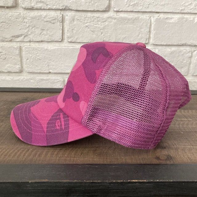 Bape × Carhartt BAPE × Carhartt Purple Camo trucker hat cap NIGO Size ONE SIZE - 3 Thumbnail