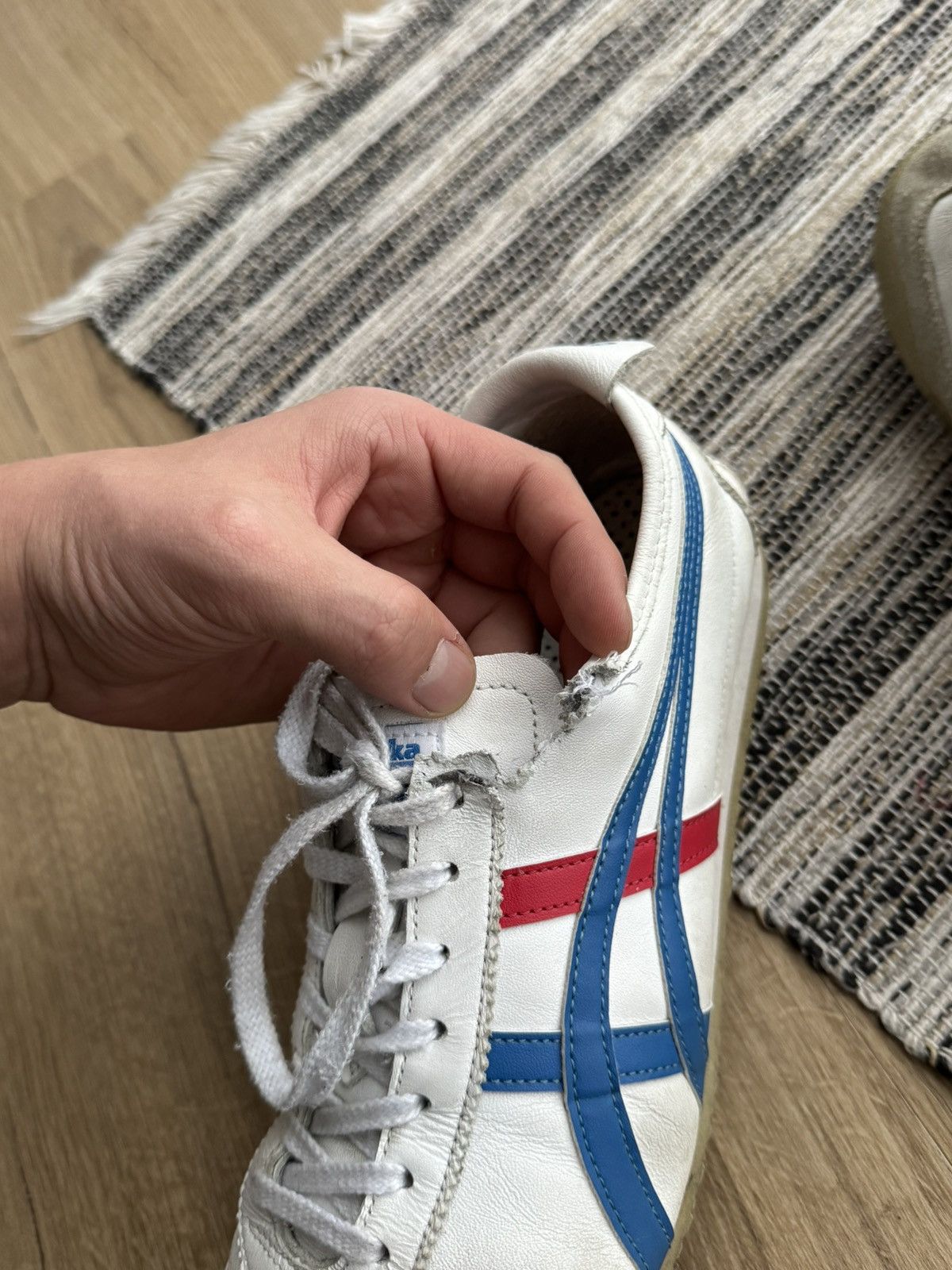 Asics ASICS ONITSUKA TIGER LOW TOPS LEATHER WHITE SNEAKERS SHOES Size US 10 / EU 43 - 14 Thumbnail