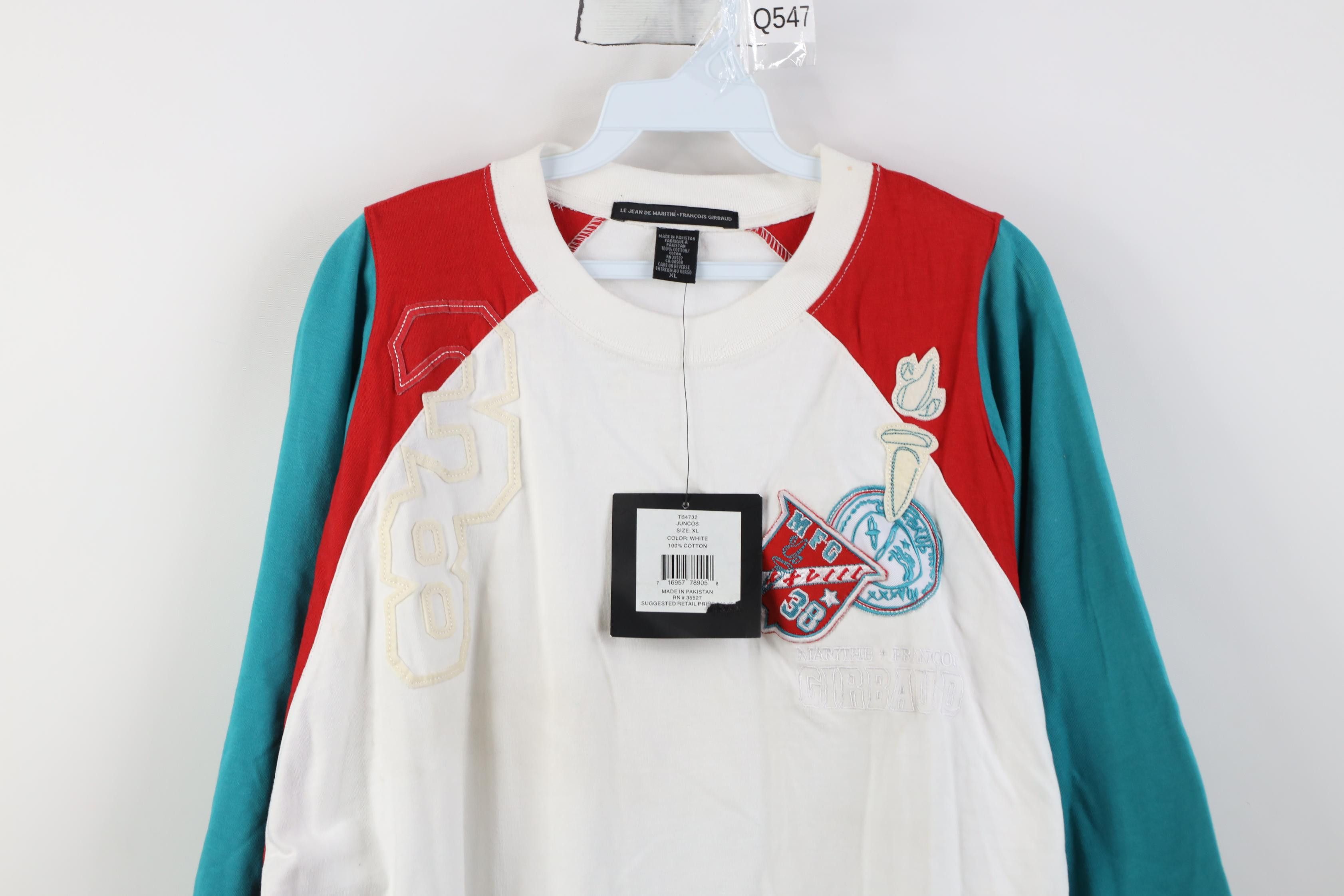 Marithe + Francois Girbaud Deadstock Vintage 90s Marithe Francois Girbaud T-Shirt Size US XL / EU 56 / 4 - 2 Thumbnail