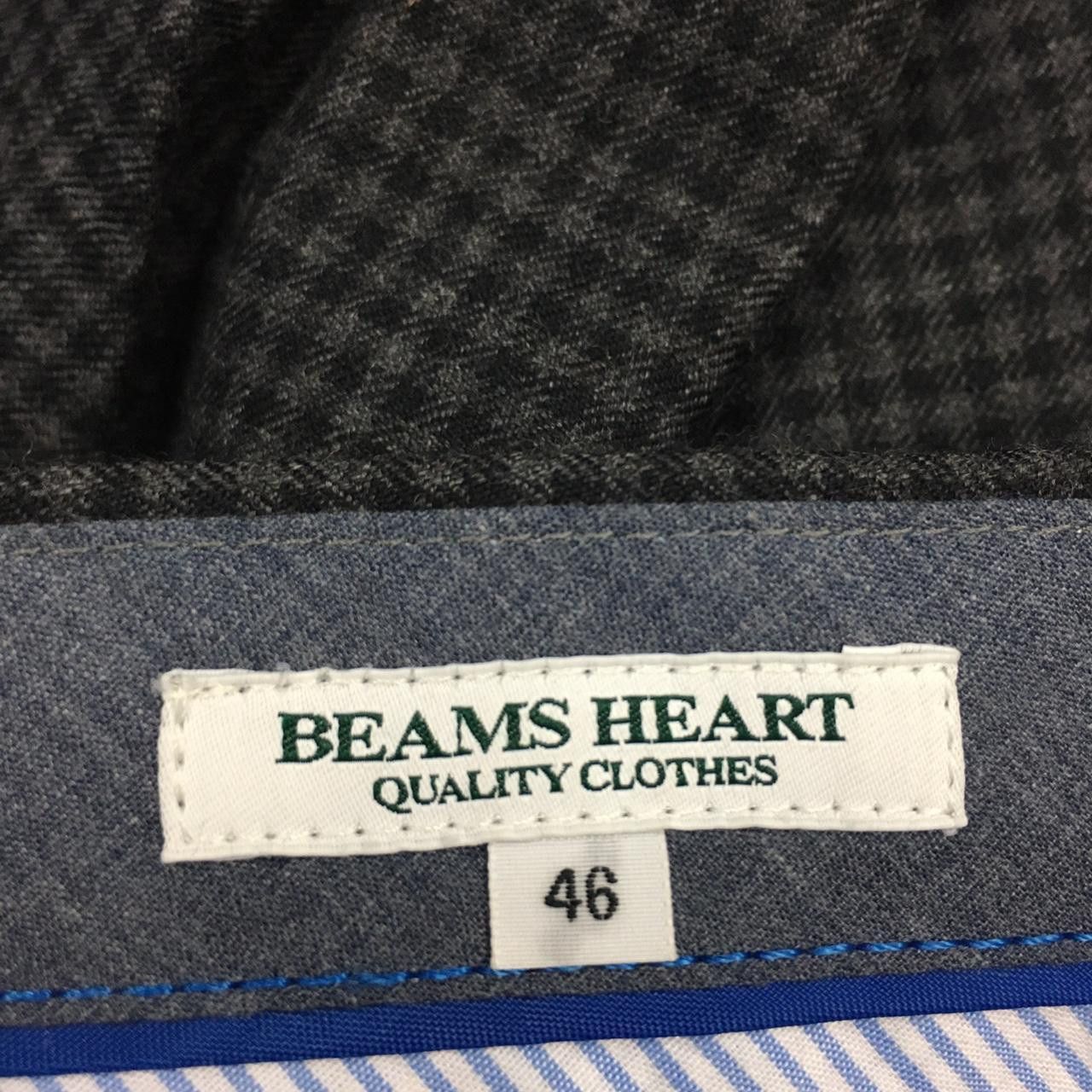 Beams Plus Vtg BEAMS HEART Quality Clothes Long Pants Plaid Trousers Size US 31 - 3 Thumbnail