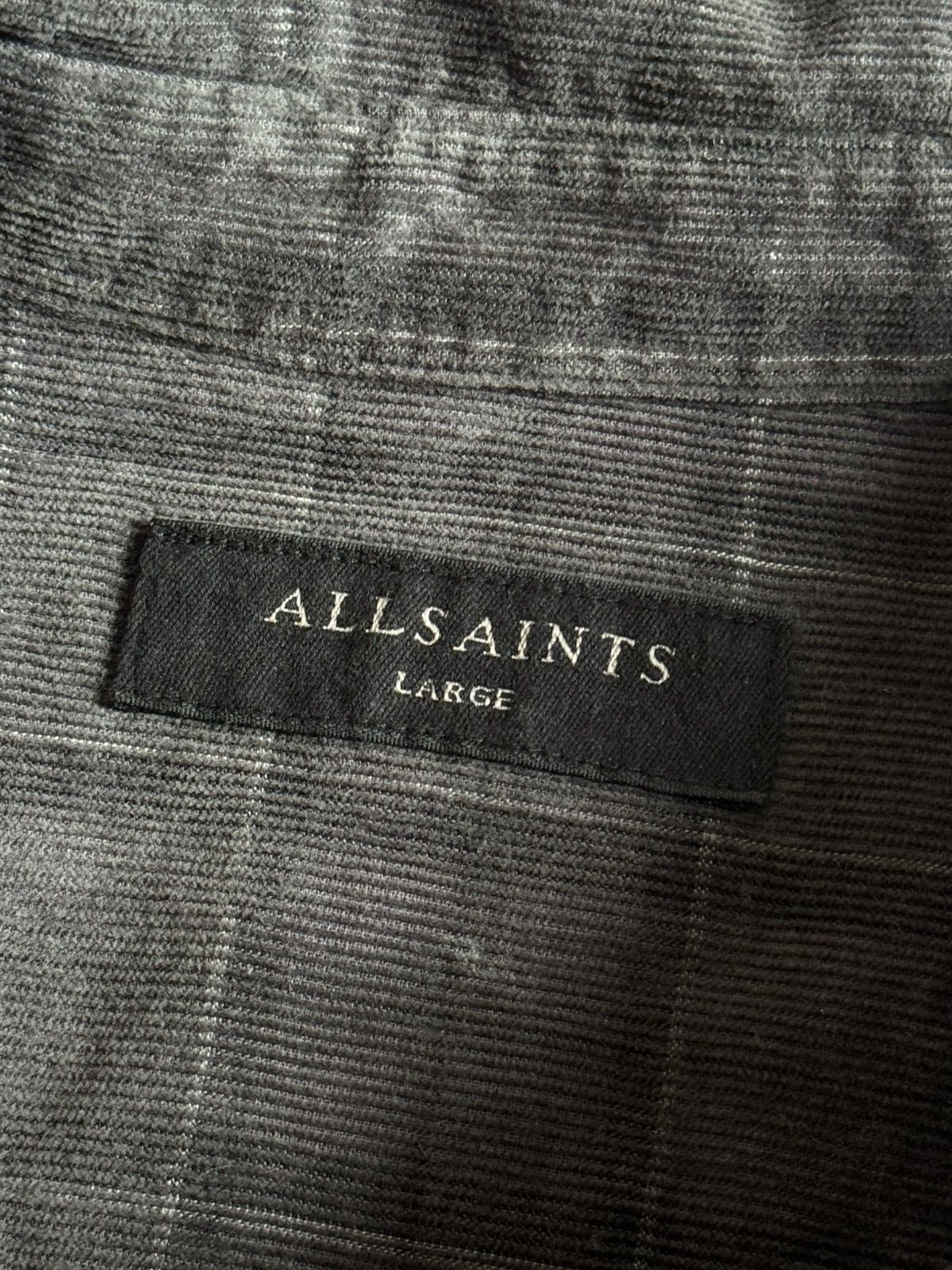 Allsaints Allsaints L size ENO LS shirt button up long sleeve corduroy Size US L / EU 52-54 / 3 - 9 Thumbnail