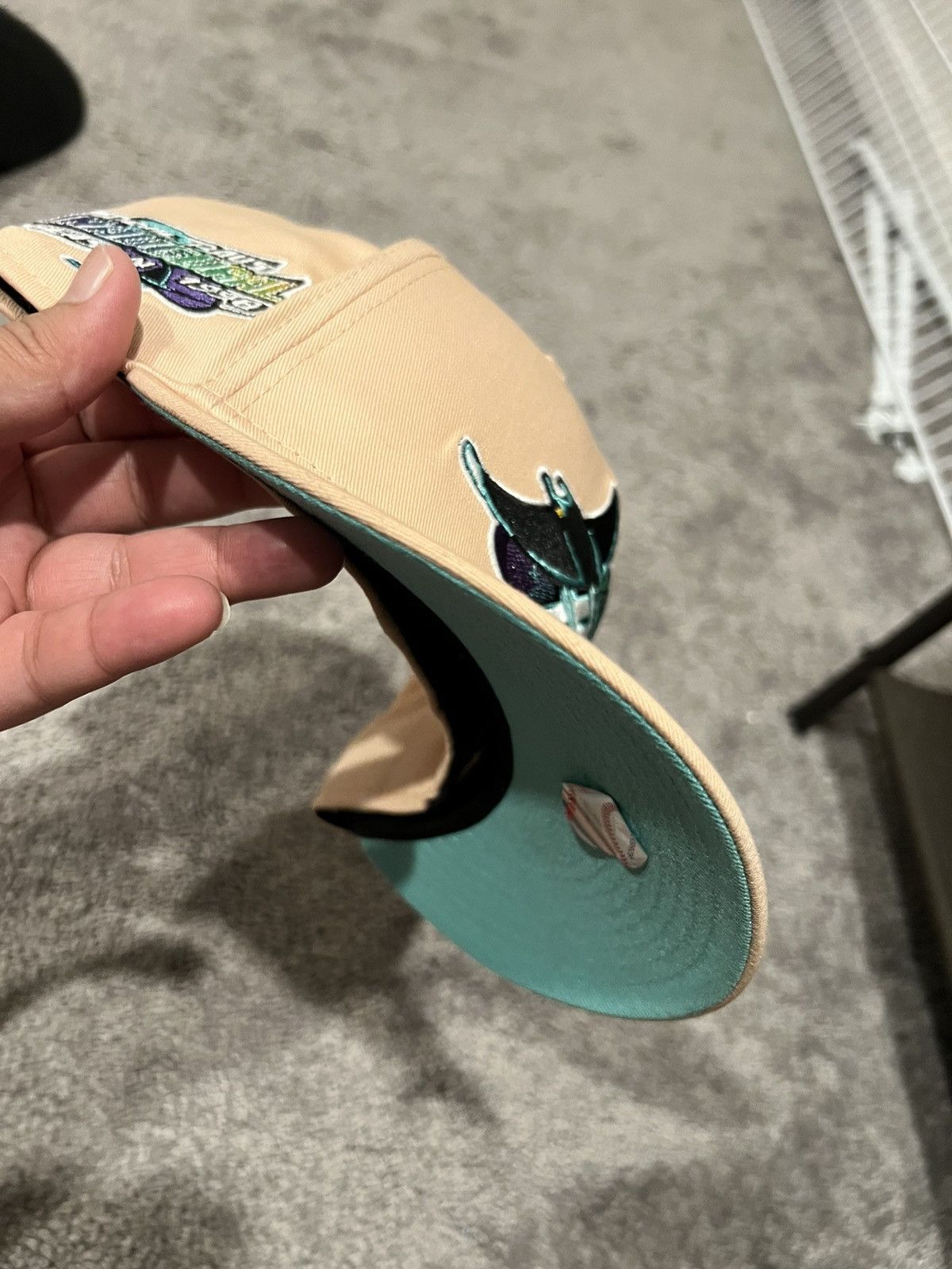 Hat Club × New Era New Era Tampa Bay rays fitted 7 5/8 Size ONE SIZE - 2 Thumbnail