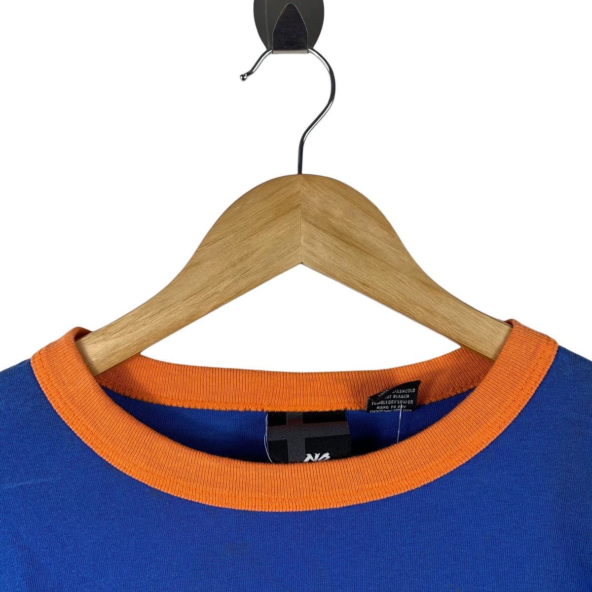 No Fear × Vintage Vintage NO FEAR centre logo ringer tee Size US L / EU 52-54 / 3 - 5 Thumbnail