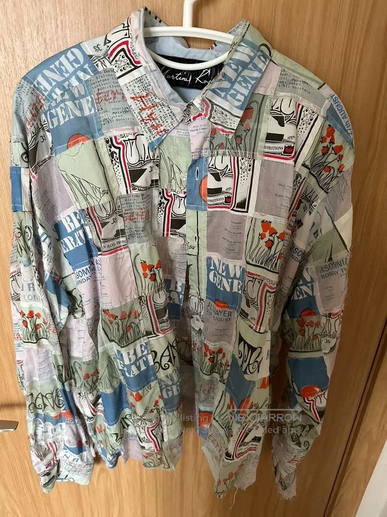 Martine Rose Martine Rose Poster Shirt Size US S / EU 44-46 / 1 - 1 Thumbnail
