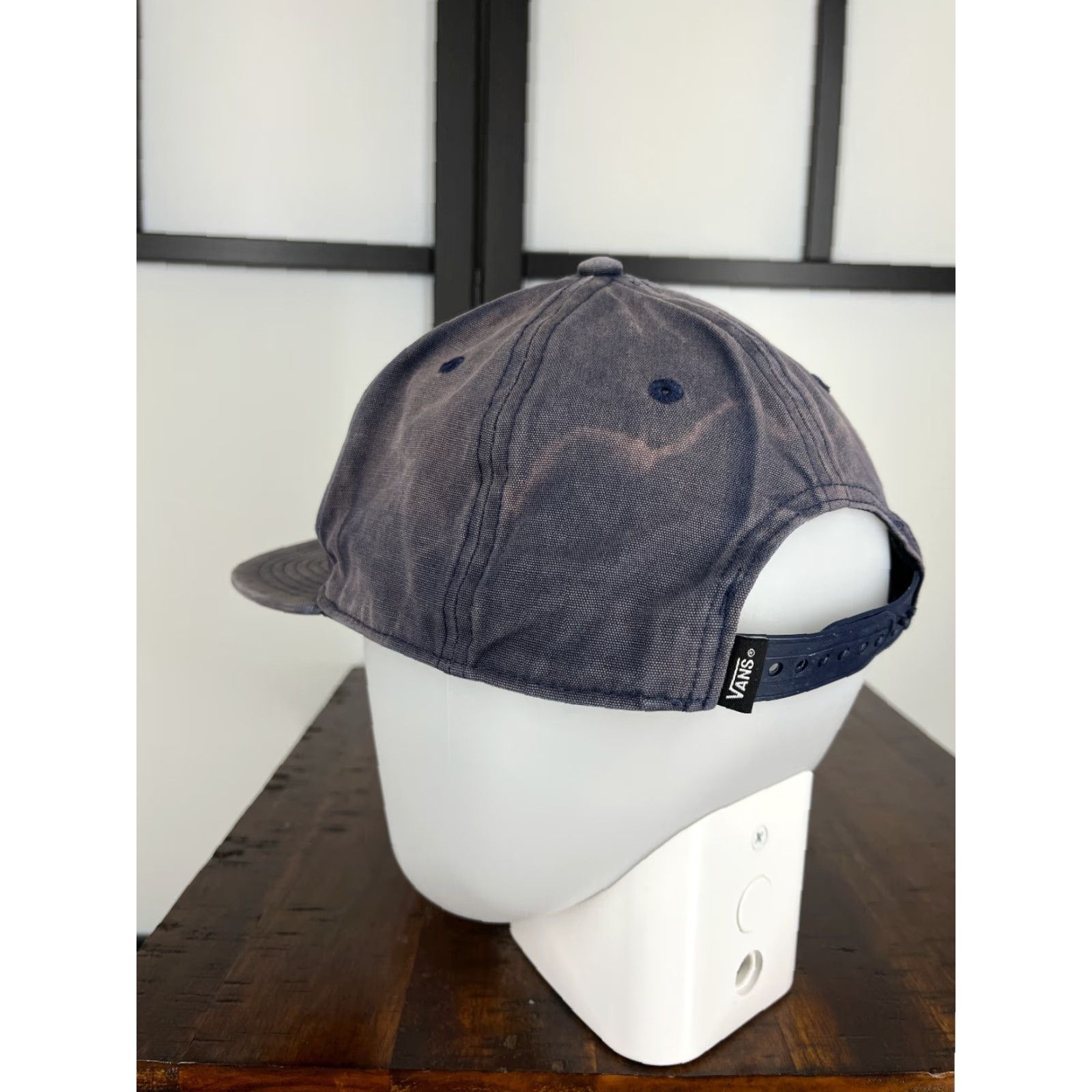 Vans VANS Hat Cap Snap Back Adult One Size Blue The Original NO. 66 Off The Wall Cap Hat Snapback Mens Blue 90s Logo Beach Gift Size ONE SIZE - 5 Thumbnail