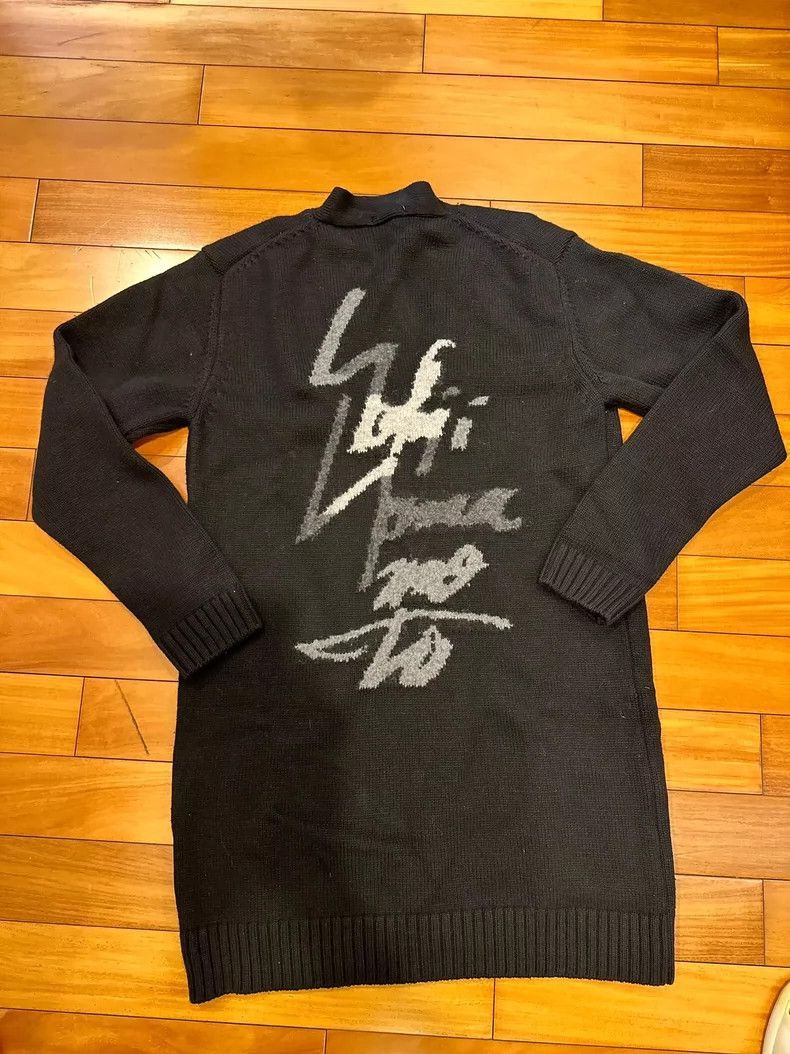 Yohji Yamamoto Yohji Yamamoto YOHJI YAMAMOTO Long Knit Cardigan Sweater-2 Size US L / EU 52-54 / 3 - 2 Thumbnail