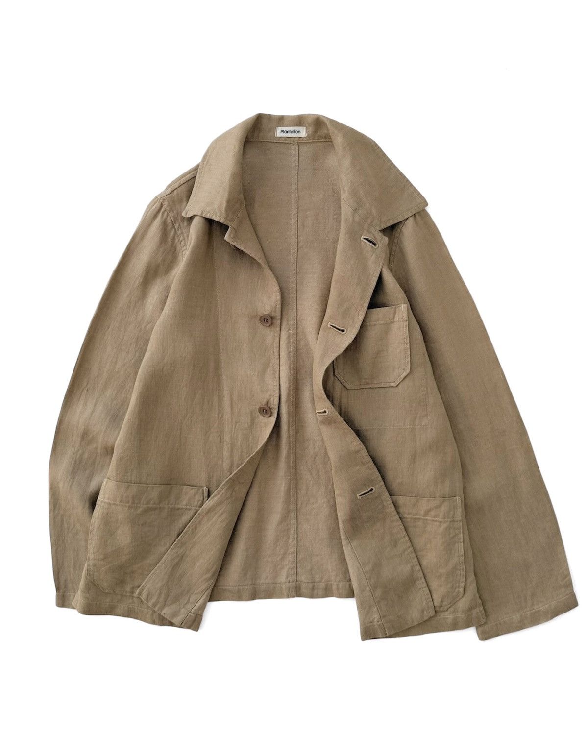 Issey Miyake Plantation Issey Miyake Linen Chore Jacket Shirt Size US M / EU 48-50 / 2 - 5 Thumbnail