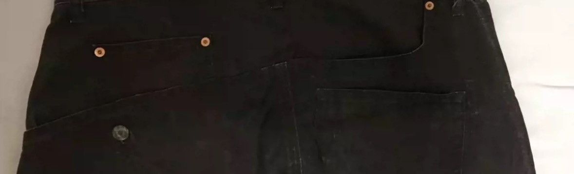 Yohji Yamamoto Yohji Yamamoto Structural Twisted Jeans 2412-Nextarrow Size US 32 / EU 48 - 5 Thumbnail