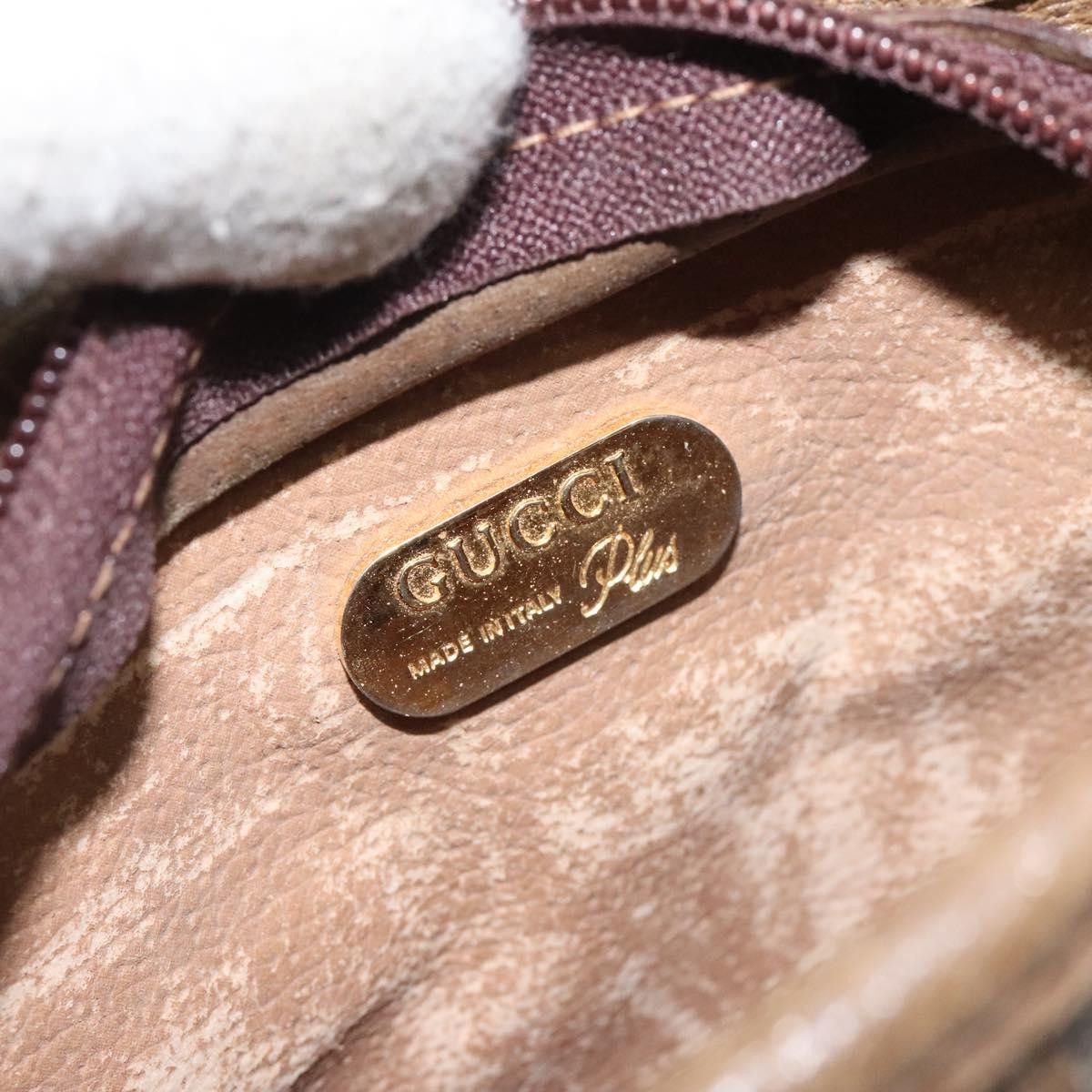 Gucci GUCCI GG Plus Supreme Shoulder Bag Pvc Leather Beige Gold Size ONE SIZE - 16 Thumbnail