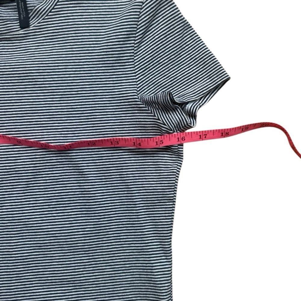 Theory Theory Women's Striped Fitted T-shirt In Black White petite Size S / US 4 / IT 40 - 5 Thumbnail