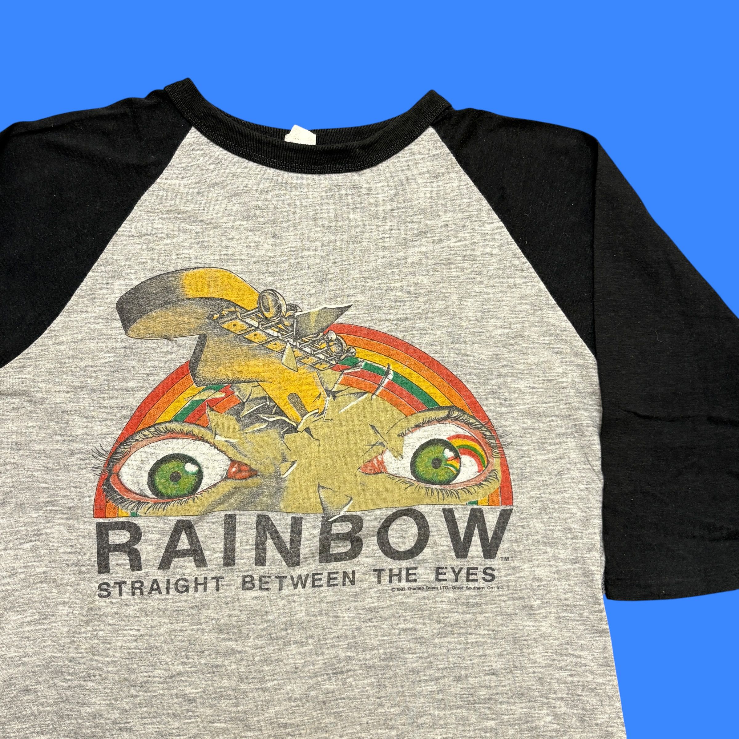 Band Tees Vintage Rainbow Shirt 80s Tour Single Stitch Rock Band Tee Size US S / EU 44-46 / 1 - 3 Thumbnail