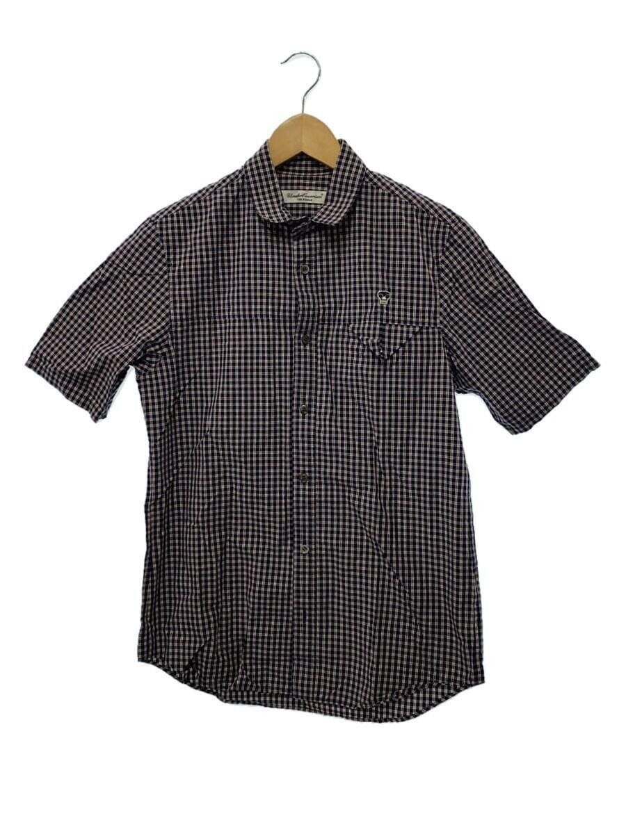 Image of Undercover Ss08 Summer Madness Checkered Shirt in Navy, Men's (Size Small)