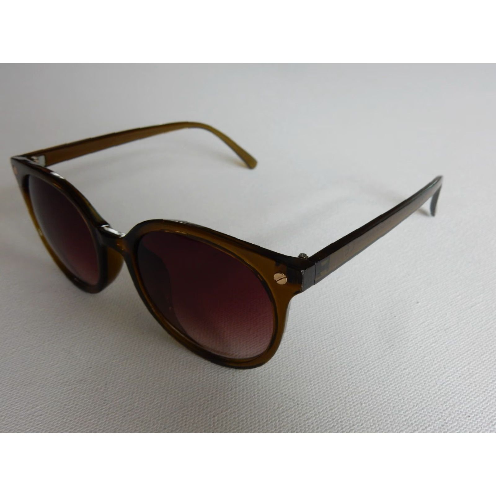 H&M VINTAGE H&M Sunglasses Women Brown Small Scratches Size ONE SIZE - 2 Thumbnail