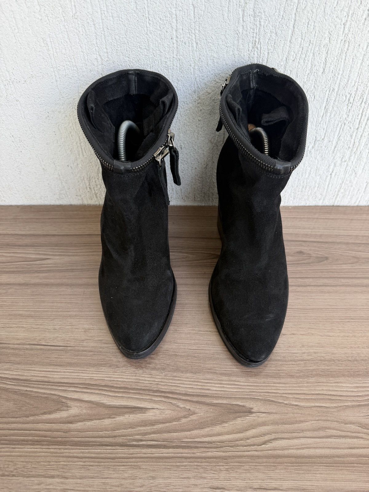Cinzia Araia double zip wraparound wedge boots like isabel marant Size US 10 / IT 40 - 5 Thumbnail