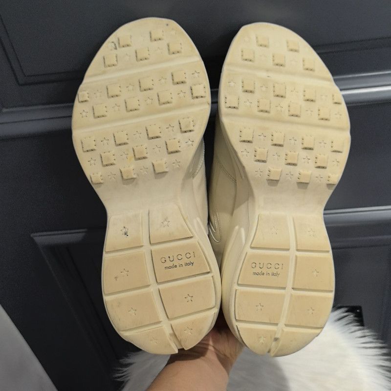 Gucci Gucci Rhyton Logo Low-Top Dad Sneakers - Size US 10.5 / EU 43-44 - 4 Thumbnail