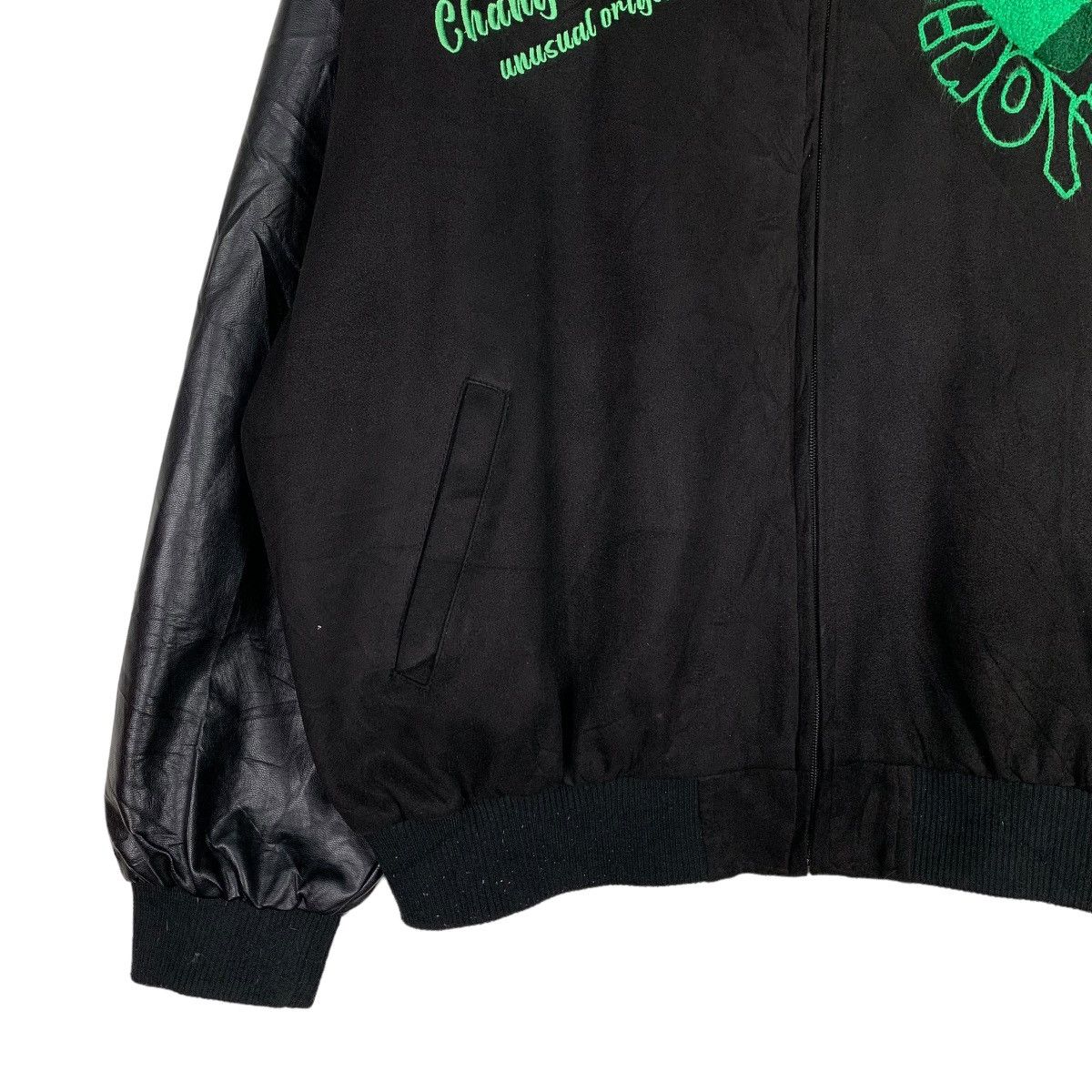 Japanese Brand UNUSUAL ORIGINAL Big Logo Oversized Bomber Jacket #0907-C40 Size US M / EU 48-50 / 2 - 5 Thumbnail