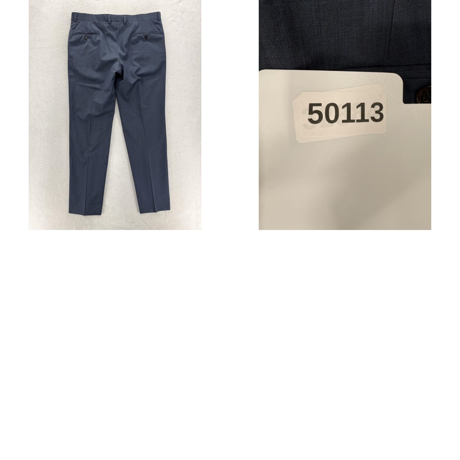 Ted Baker Ted Baker Jefferson Dress Pants Mens 38x32 Blue Wool Jacket? No, Pants. Size US 38 / EU 54 - 9 Thumbnail