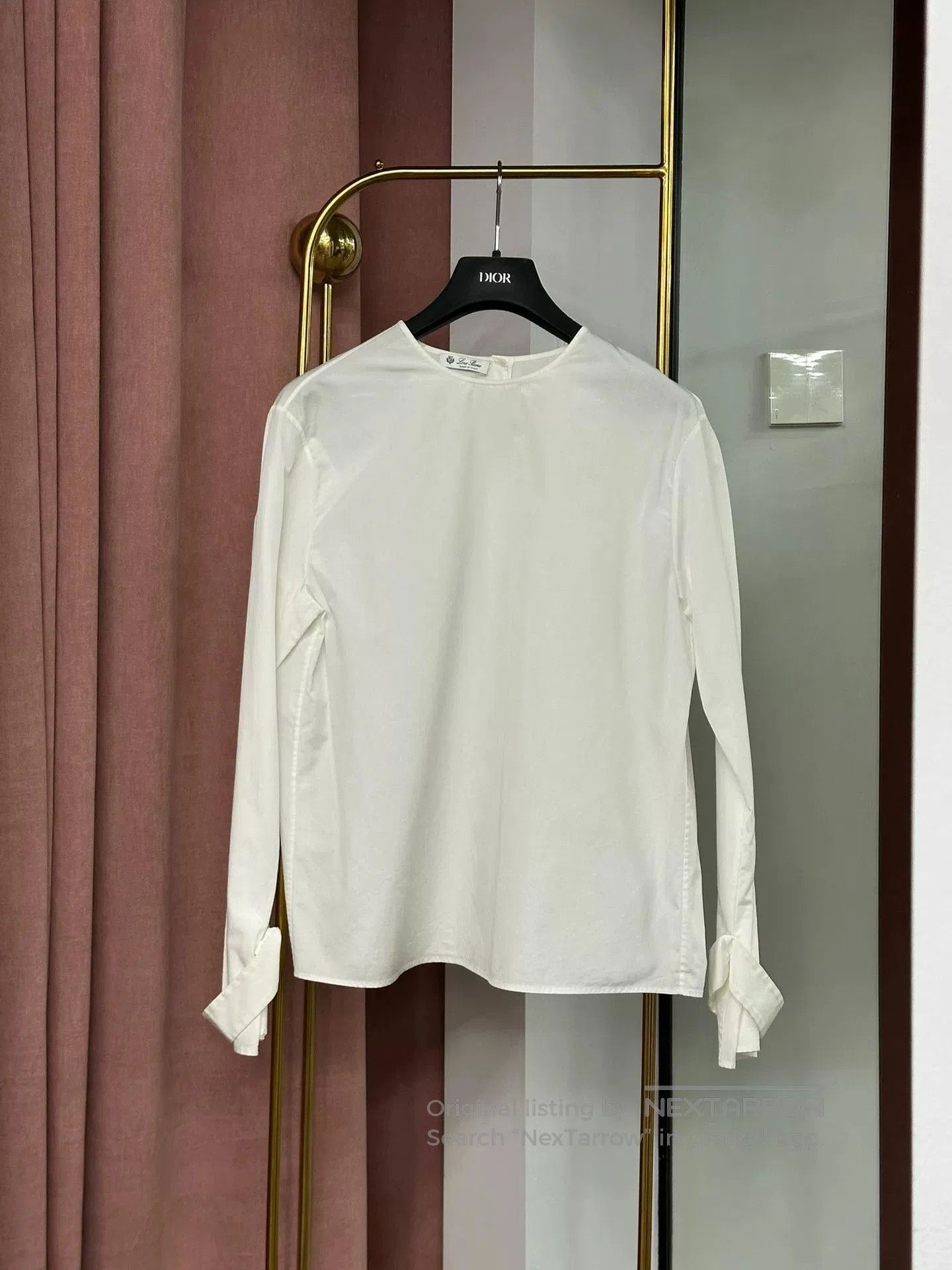 Loro Piana Loro Piana White Long Sleeve Shirt. Size US M / EU 48-50 / 2 - 1 Thumbnail