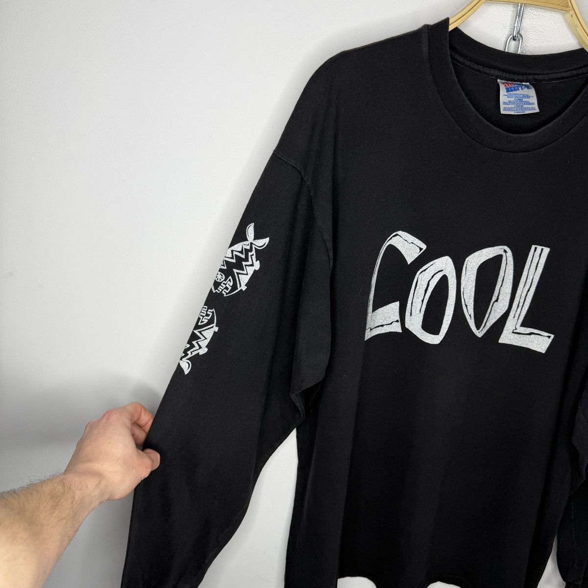 Band Tees Vintage Cool Throw That Beat In The Garbagecan Longsleeve Size US XL / EU 56 / 4 - 7 Thumbnail