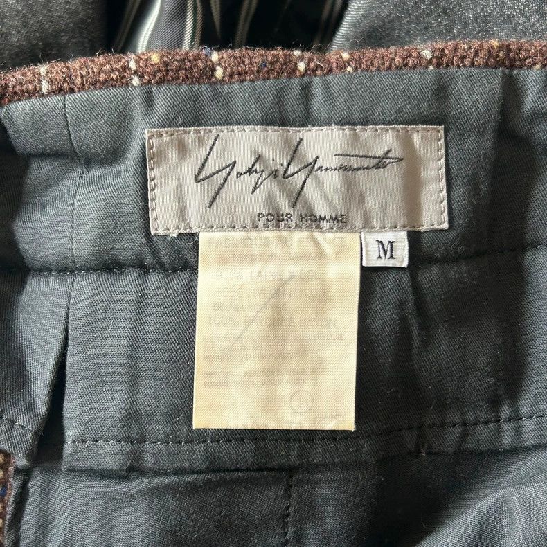 Yohji Yamamoto Yohji Yamamoto size m 93aw Colorful Dot Tweed Striped Trou Size US 30 / EU 46 - 6 Thumbnail