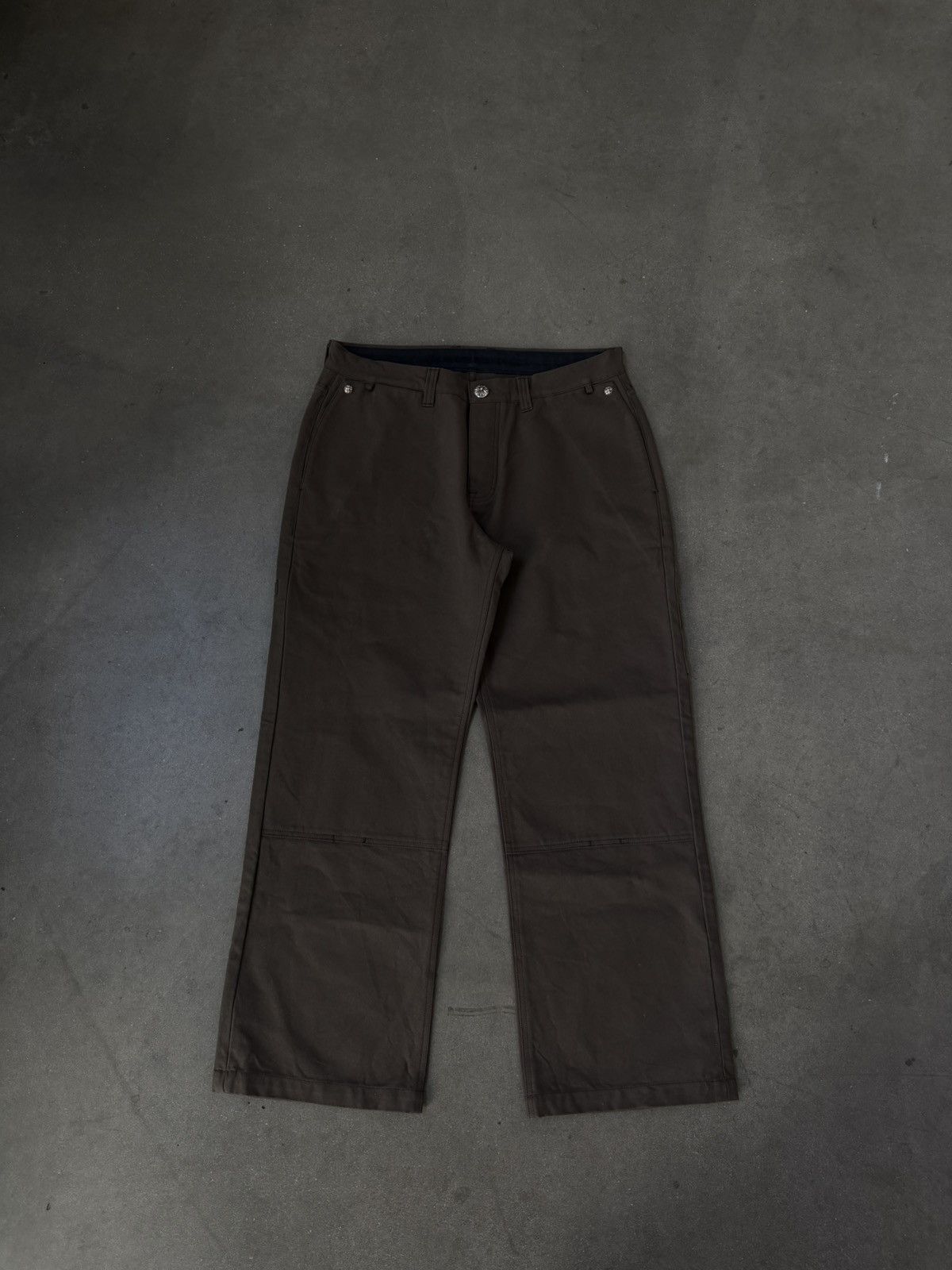 Chrome Hearts RARE! Chrome Hearts Flooded Back Patches Carpenter Pants Size US 36 / EU 52 - 2 Thumbnail