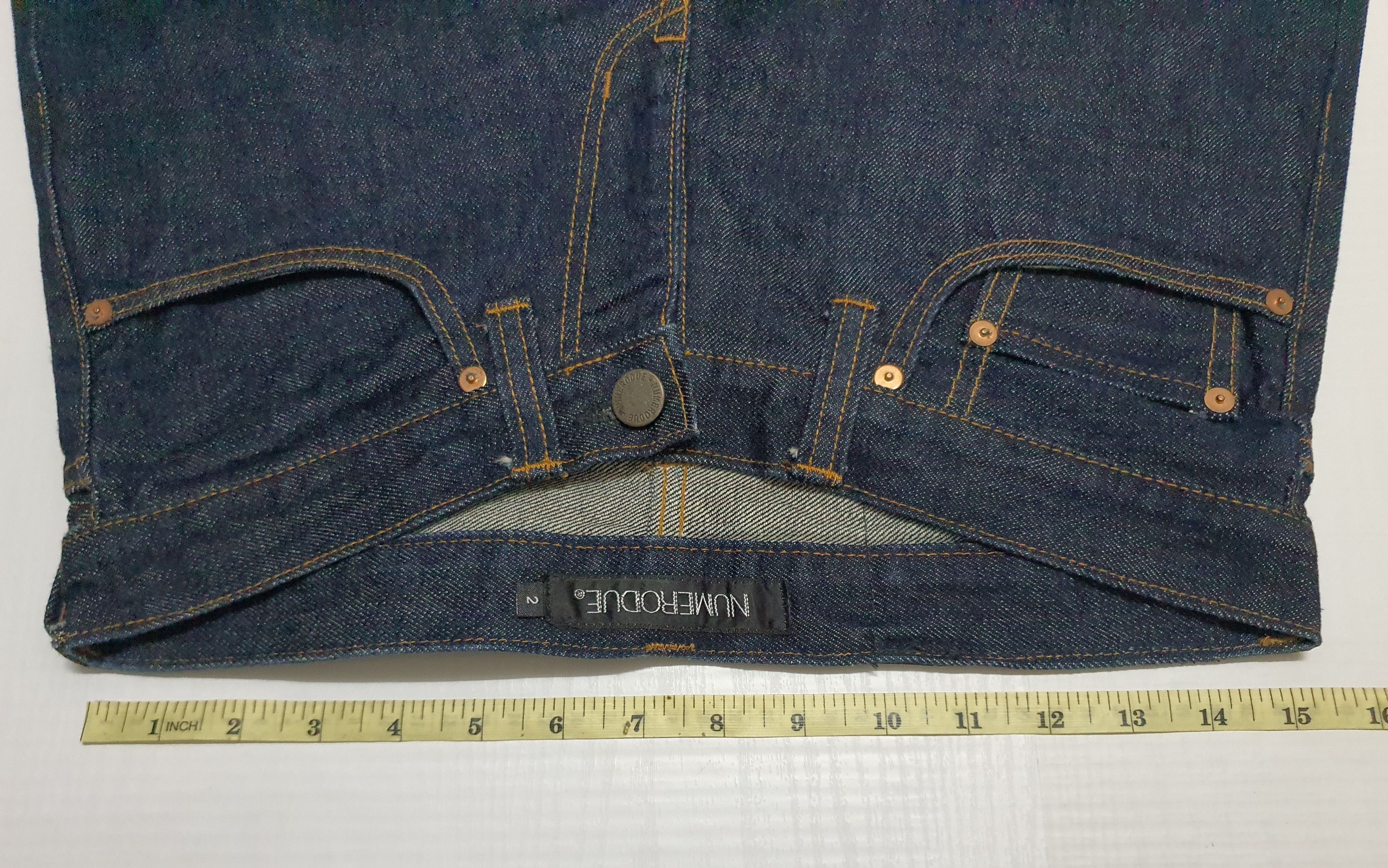 Japanese Brand Waist 30" NUMERODUE Japan Selvedge Jeans Denim. Size US 30 / EU 46 - 9 Thumbnail