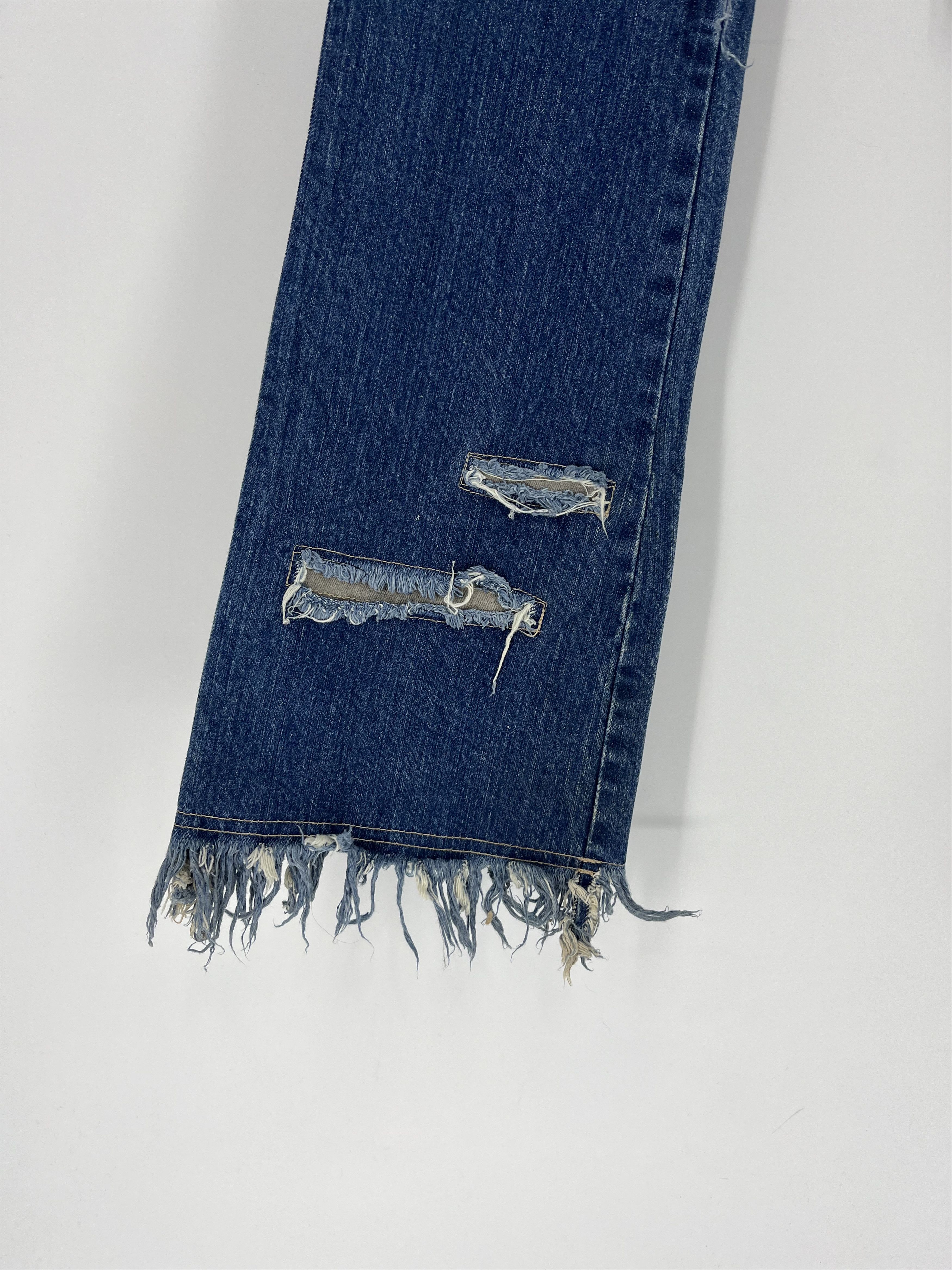 Other Vintage Custom Japanese Oririn Light Wash Style Flare Jeans Size 24" / US 00 / IT 34 - 6 Thumbnail