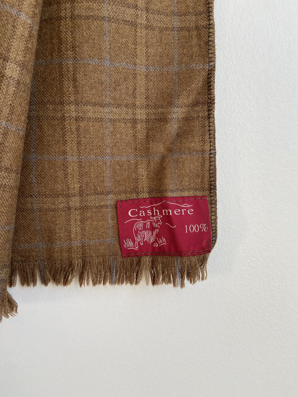 Vintage Vintage cashmere scarf Size ONE SIZE - 6 Thumbnail