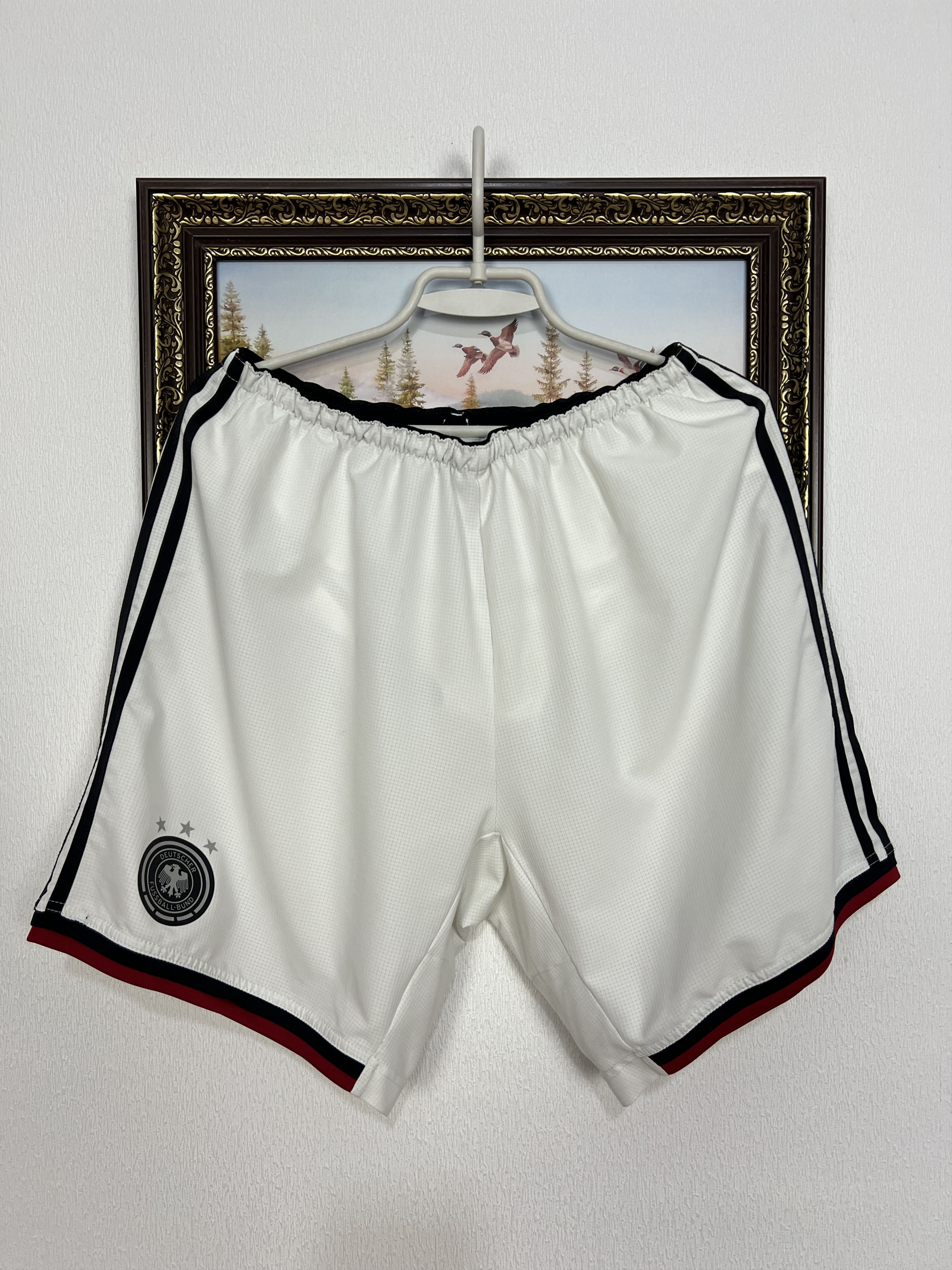 Adidas Germany Football Shorts Soccer National Team Athletic Size US 34 / EU 50 - 1 Thumbnail