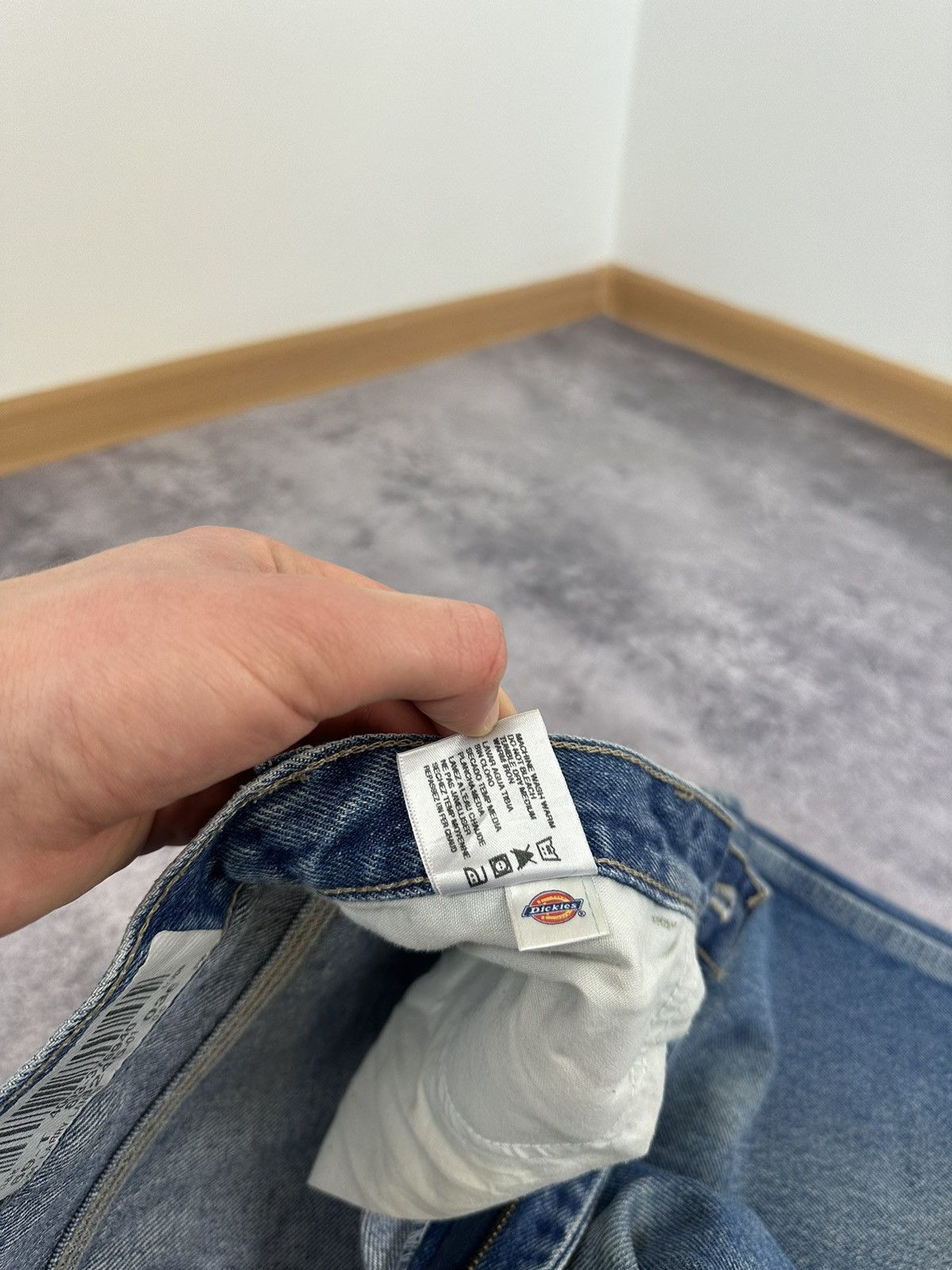 Dickies Vintage Dickies Stone Washed Denim Carpenter USA Work Pants Size US 36 / EU 52 - 14 Thumbnail