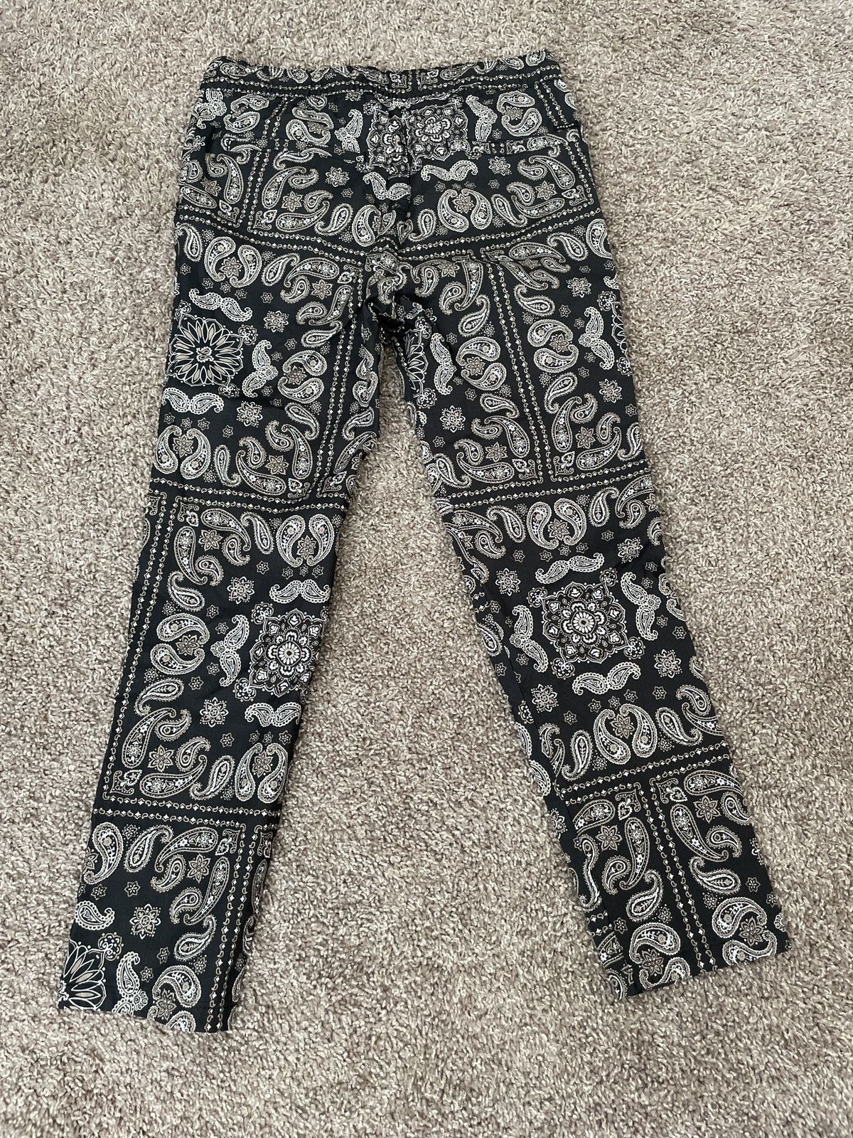 Pacsun Navy paisley joggers Size US 32 / EU 48 - 1 Thumbnail