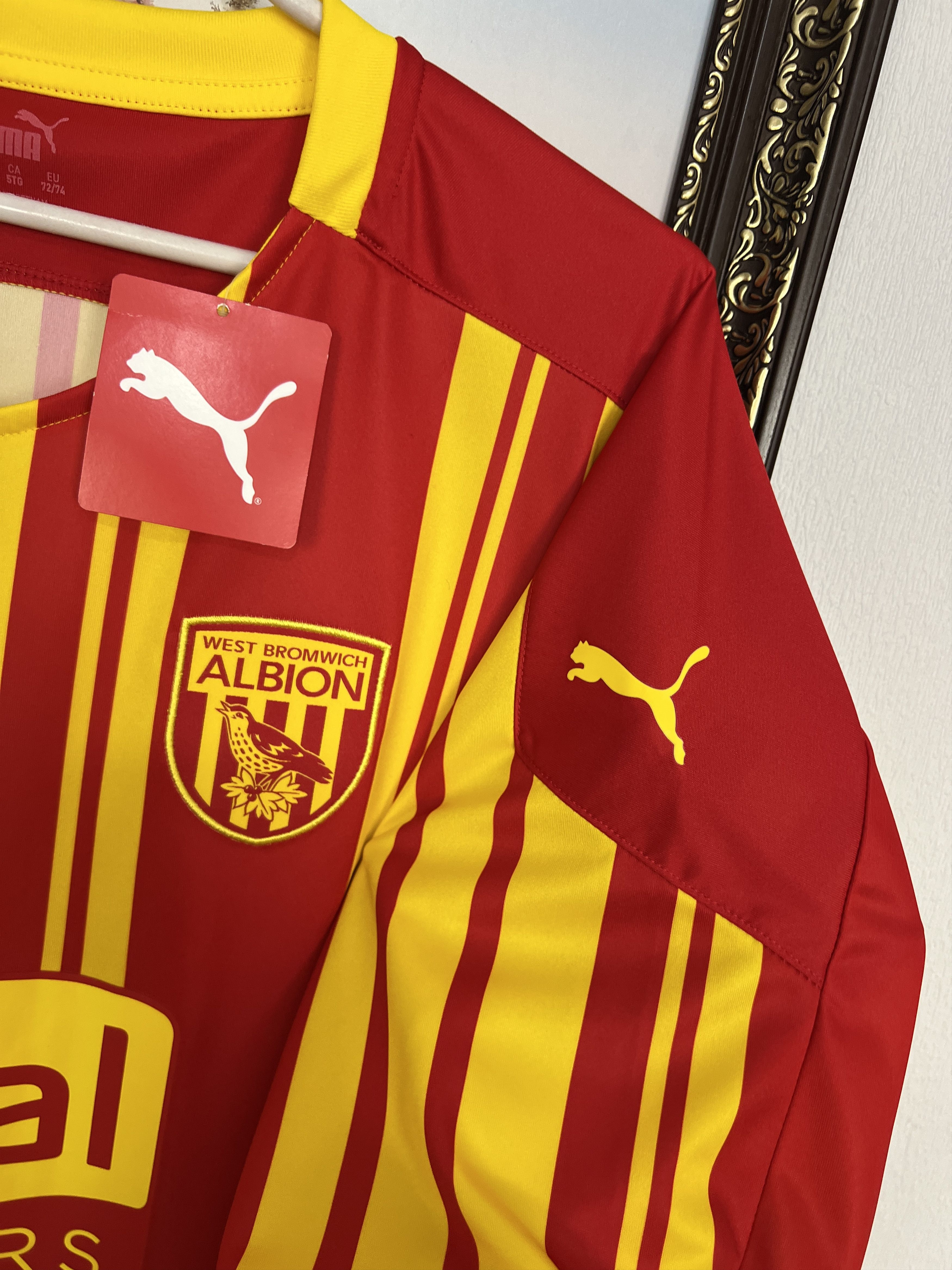 Puma West Bromwich Albion football shirt Soccer Jersey Trikot 5XL Size US XXL / EU 58 / 5 - 4 Thumbnail