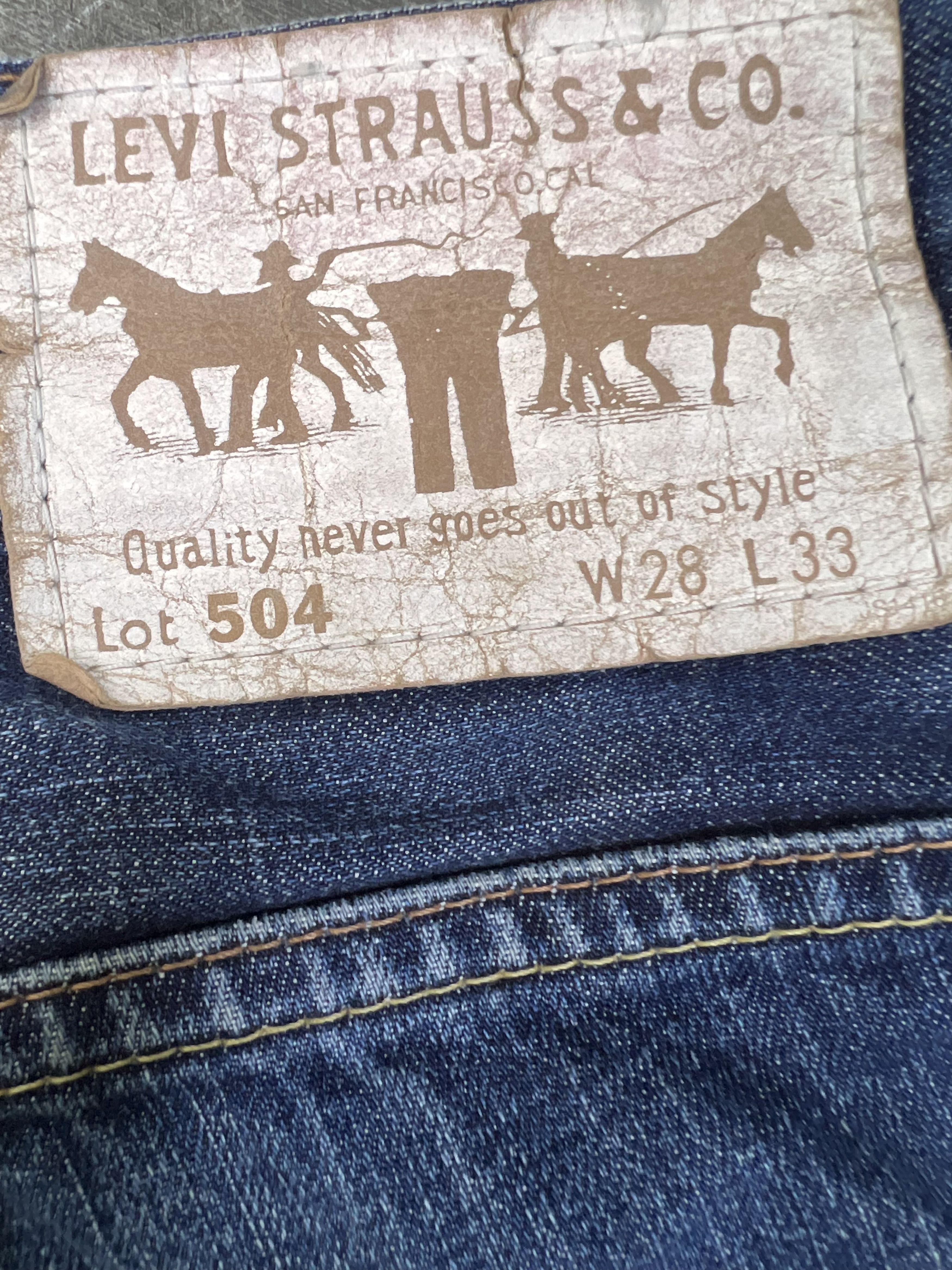 Levi's Vintage Clothing Levis 504 straight Size US 30 / EU 46 - 12 Thumbnail