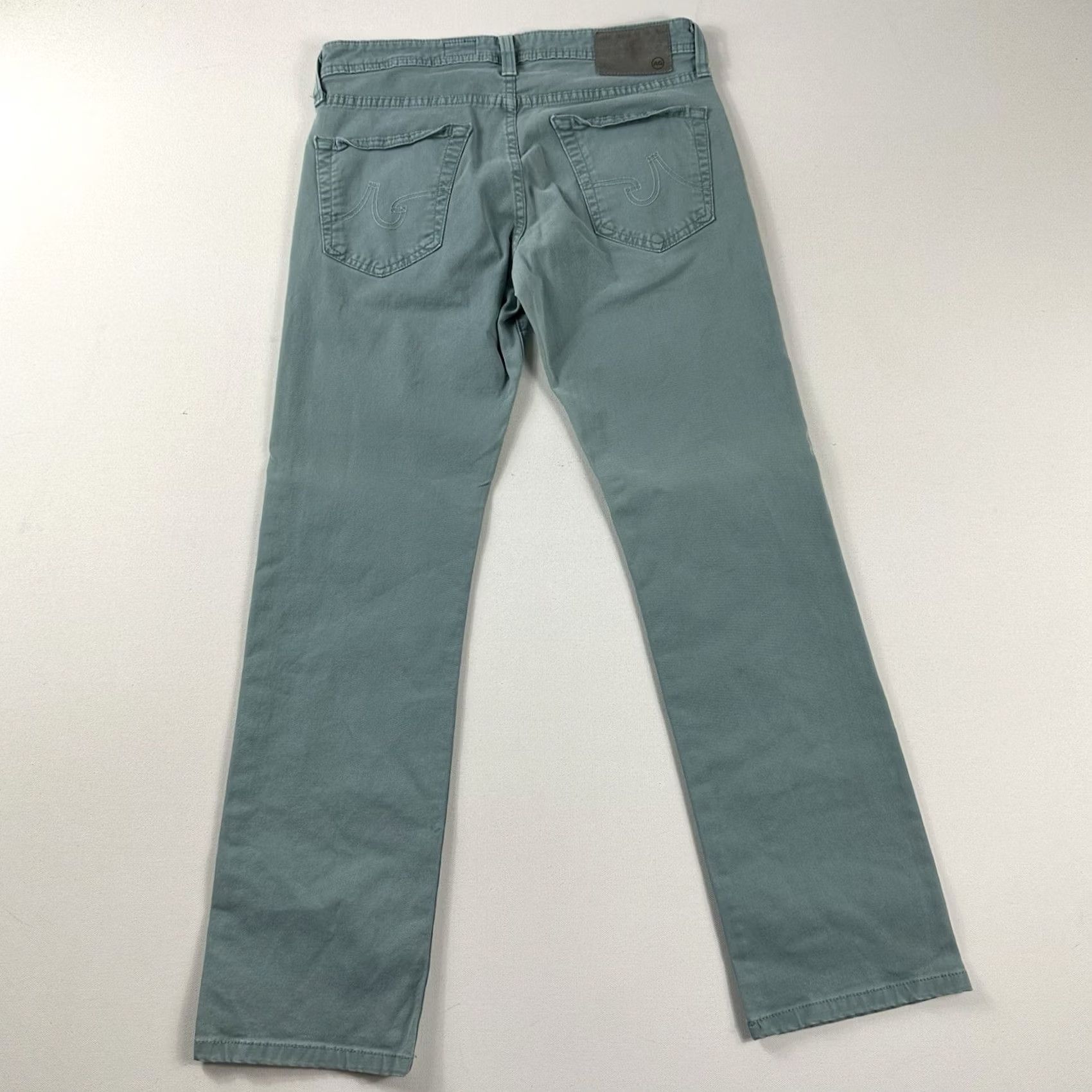Vintage AG Adriano Goldschmied MatchBox Slim Straight Blue Jeans Mens 29x28 - Pants Size US 29 - 2 Thumbnail