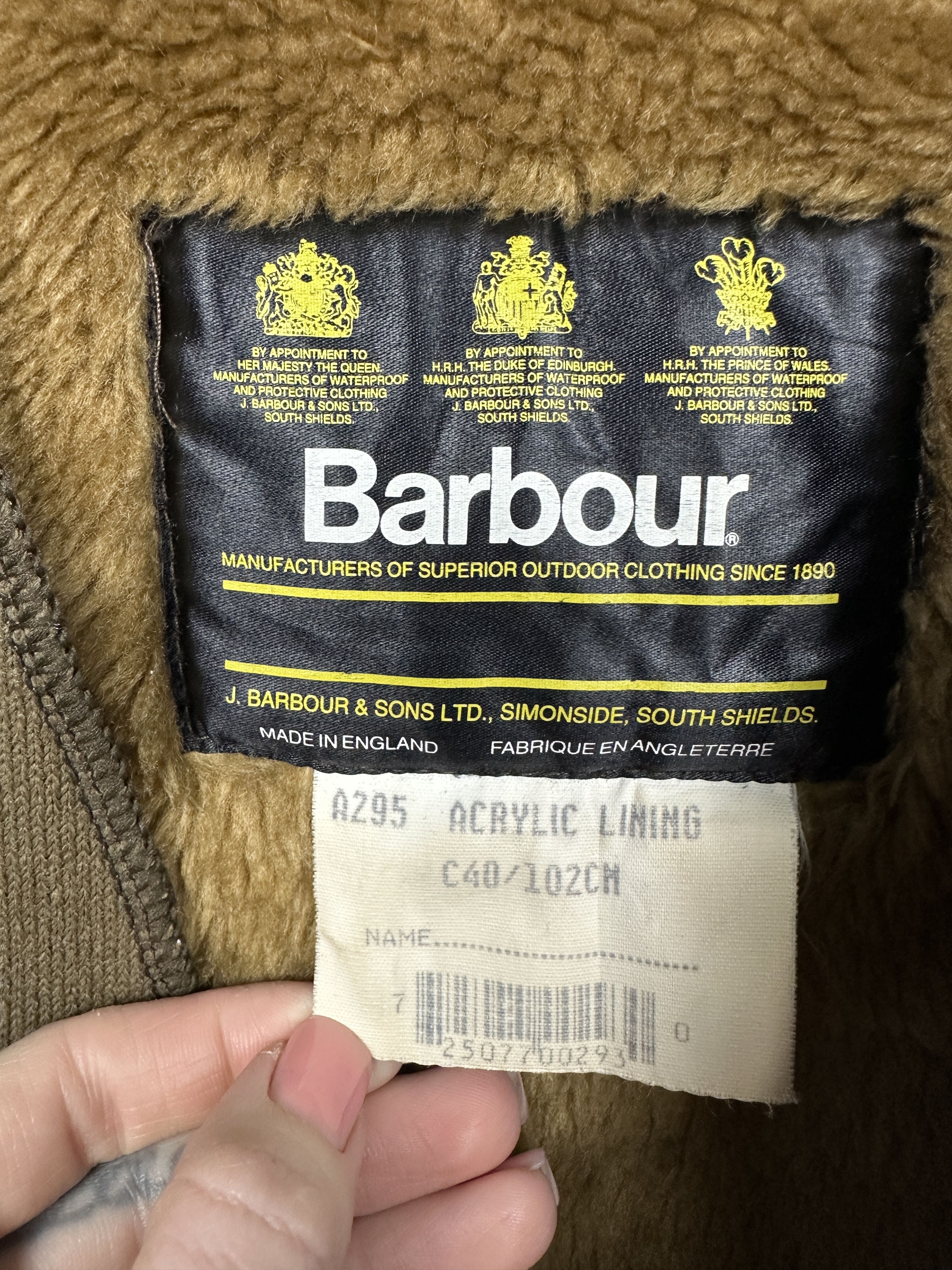 Barbour Barbour 90s Vintage Pile Lining Vest Waistcoat Size US M / EU 48-50 / 2 - 3 Thumbnail