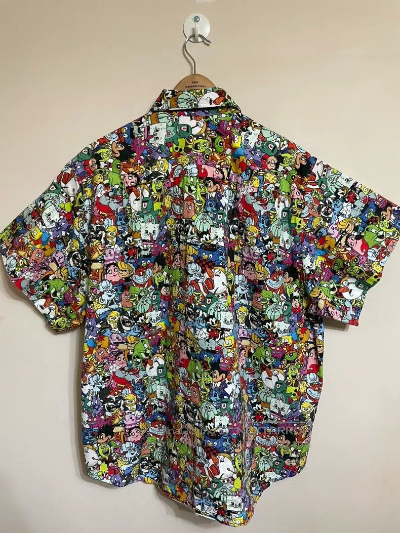 Vetements Vetements Cartoon Character Printed Short Sleeve Shirt Size US XS / EU 42 / 0 - 2 Thumbnail