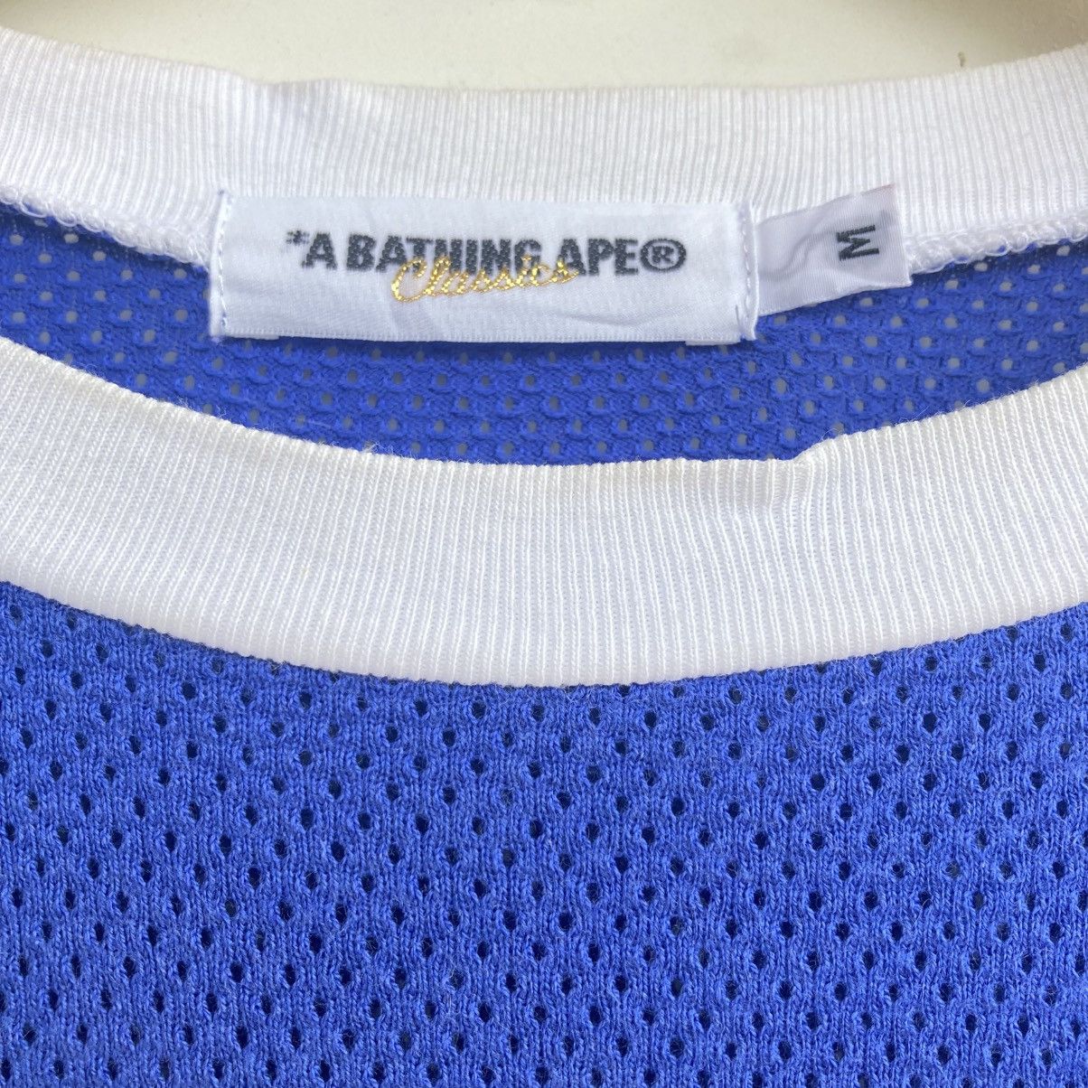 Bape × Nigo Vintage Bape Mesh Jersey Longsleeve Size US M / EU 48-50 / 2 - 9 Thumbnail