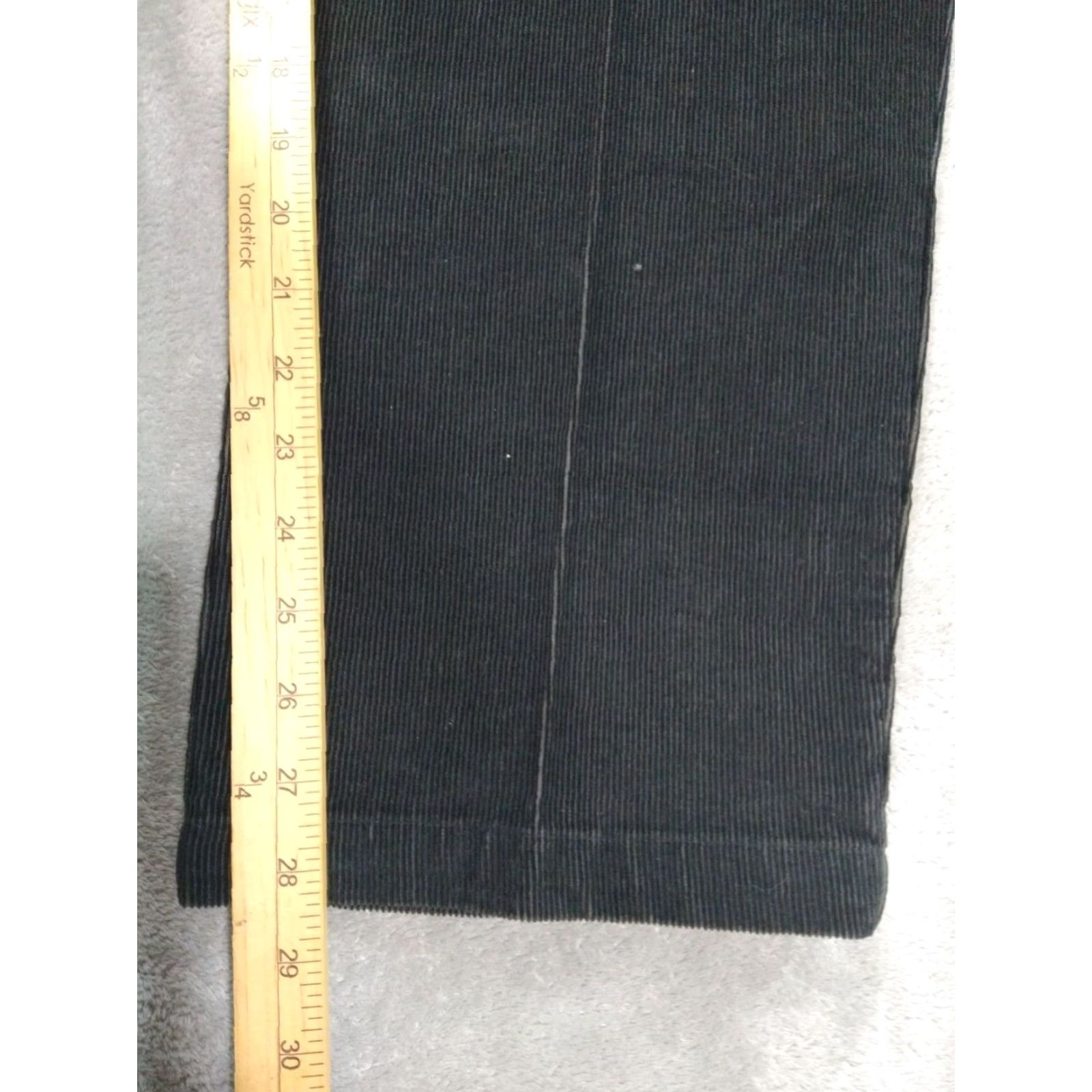 Haggar Haggar Pants Mens 34x30 Black Corduroy Chino Straight Leg Classic Fit Flat Front Pants Mens Regular 34 Black Haggar Classic Fit Corduroy Straight Leg Size US 34 / EU 50 - 5 Thumbnail