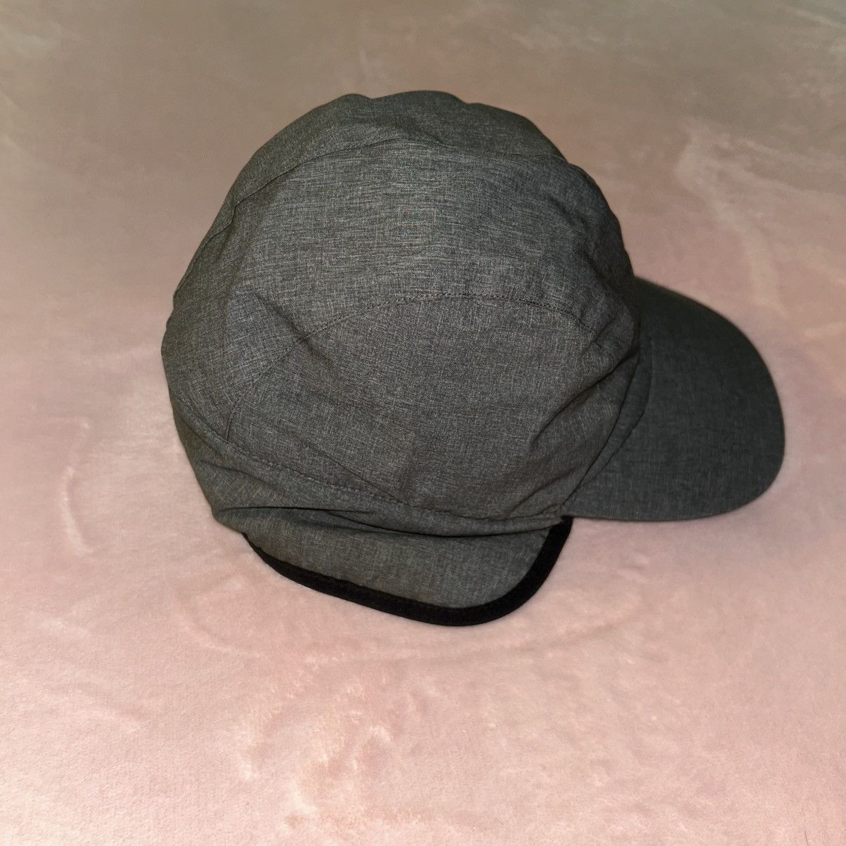 Eddie Bauer Gray trapper hat down filled fleece around ears/neck S/M Size ONE SIZE - 2 Thumbnail